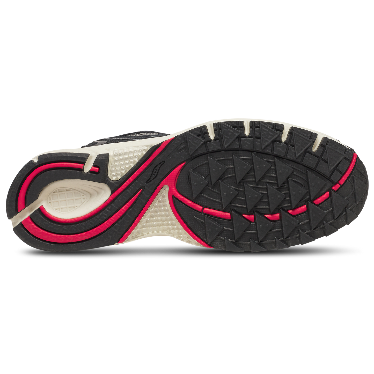 Saucony Grid Jazz 9 - Men's - Black/Grey/Red