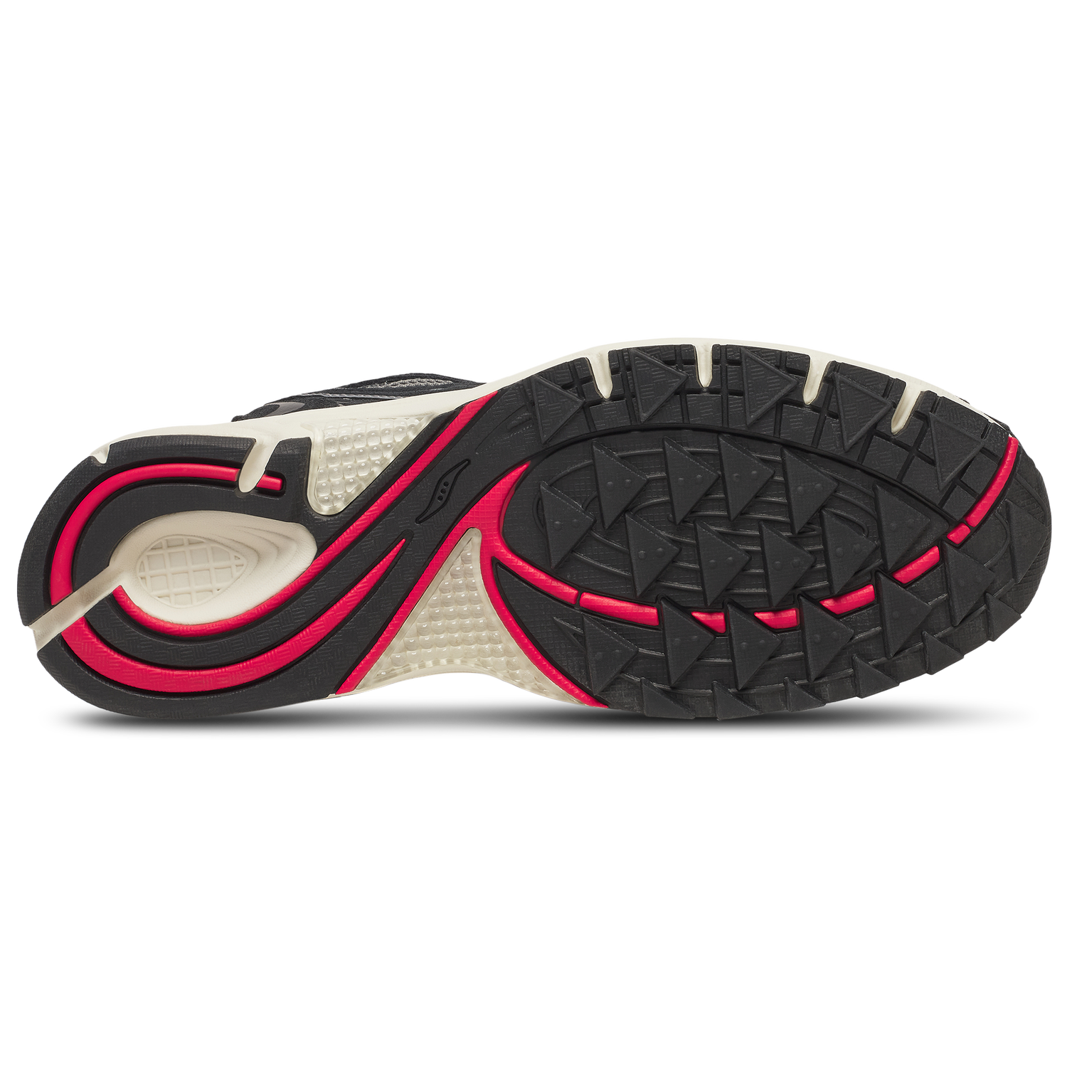 Saucony Grid Jazz 9 - Men's - Black/Grey/Red