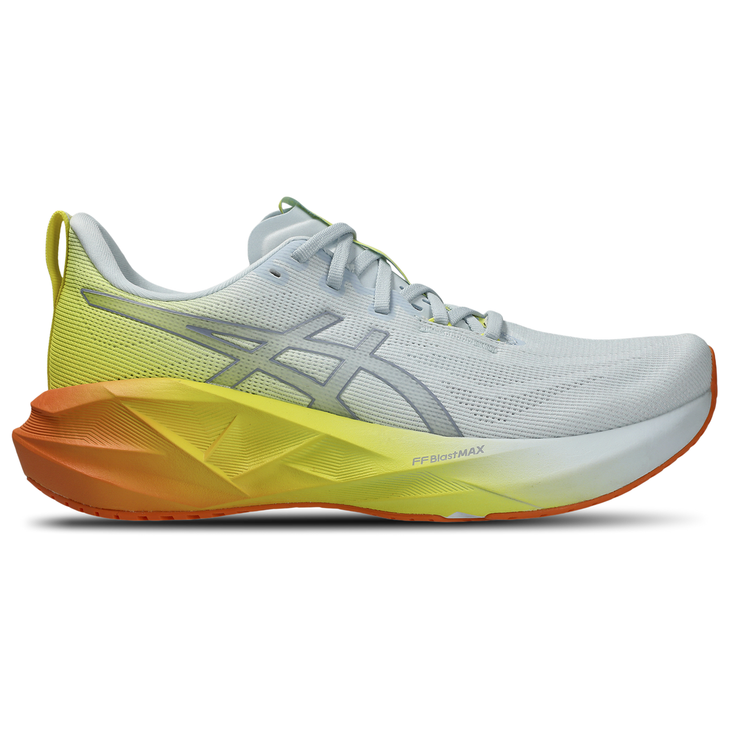 ASICS® Novablast 5 - Men's - Sky/Lemon Spark/Orange