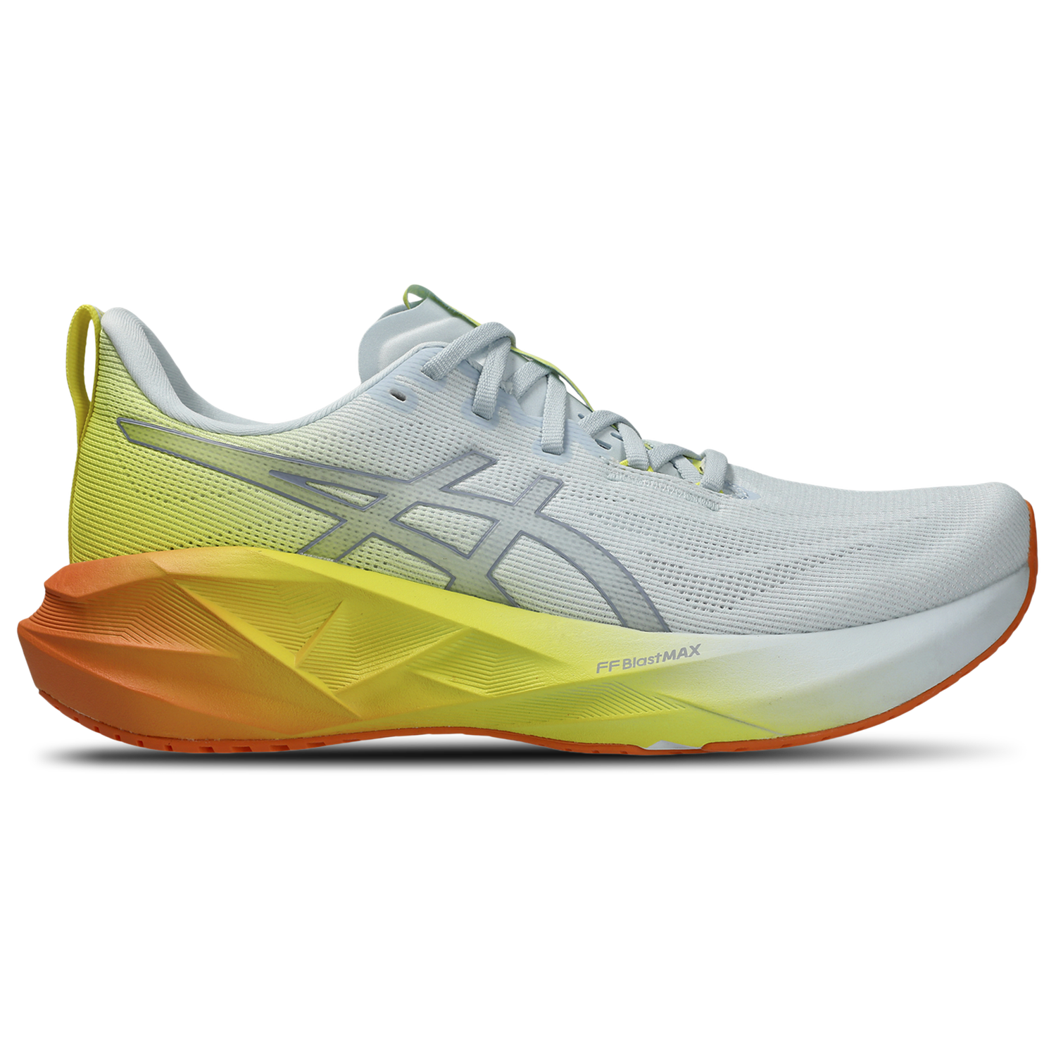 ASICS® Novablast 5 - Men's - Sky/Lemon Spark/Orange