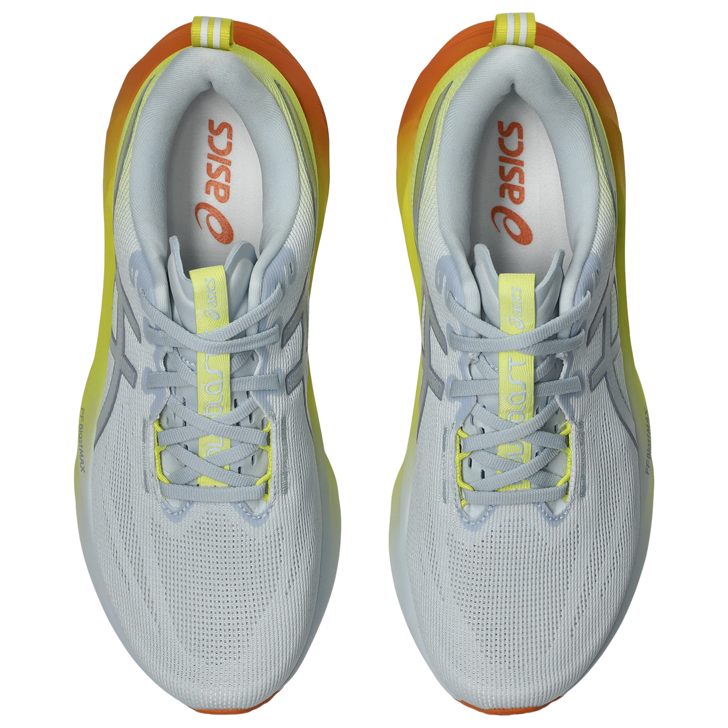 ASICS® Novablast 5 - Men's - Sky/Lemon Spark/Orange