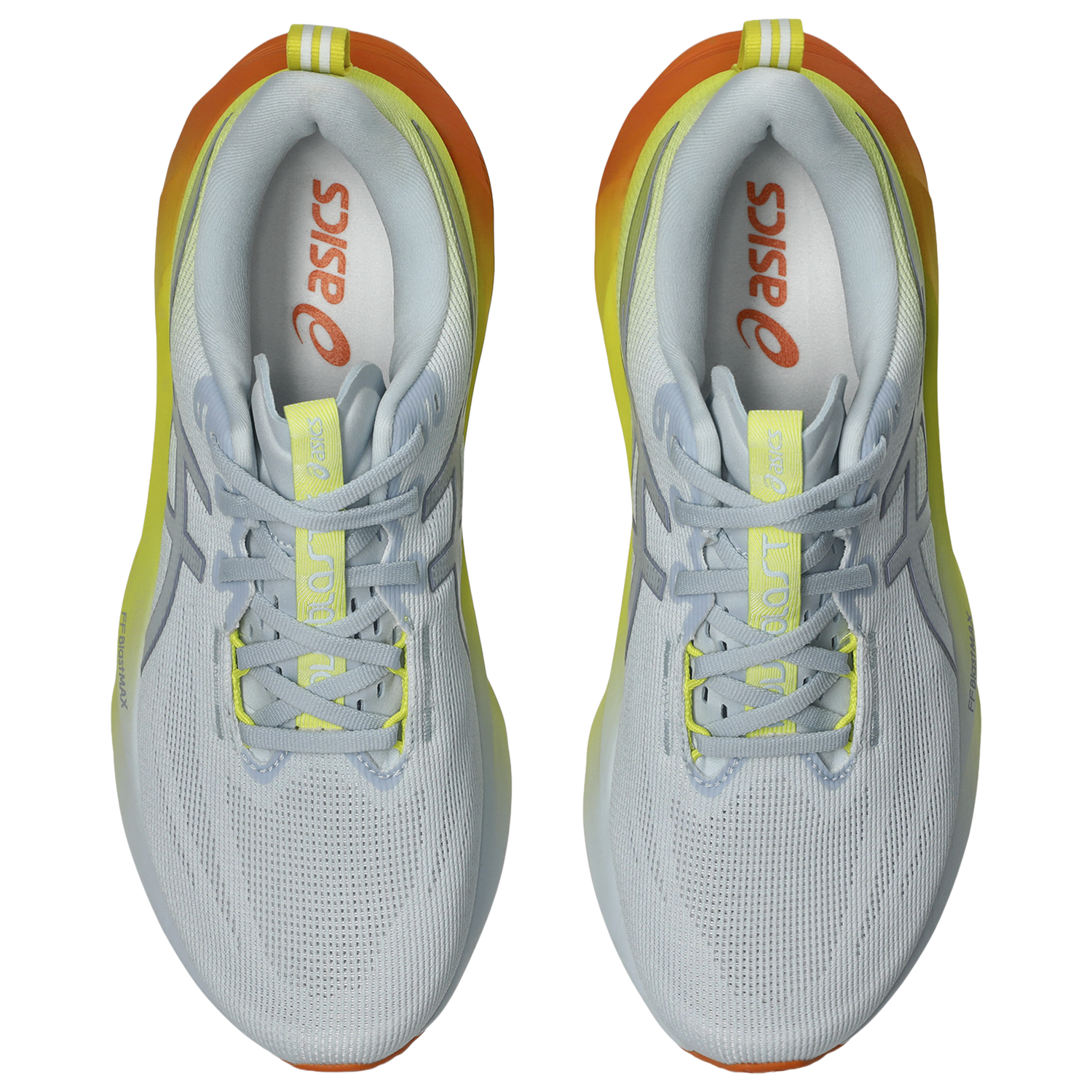 ASICS® Novablast 5 - Men's - Sky/Lemon Spark/Orange
