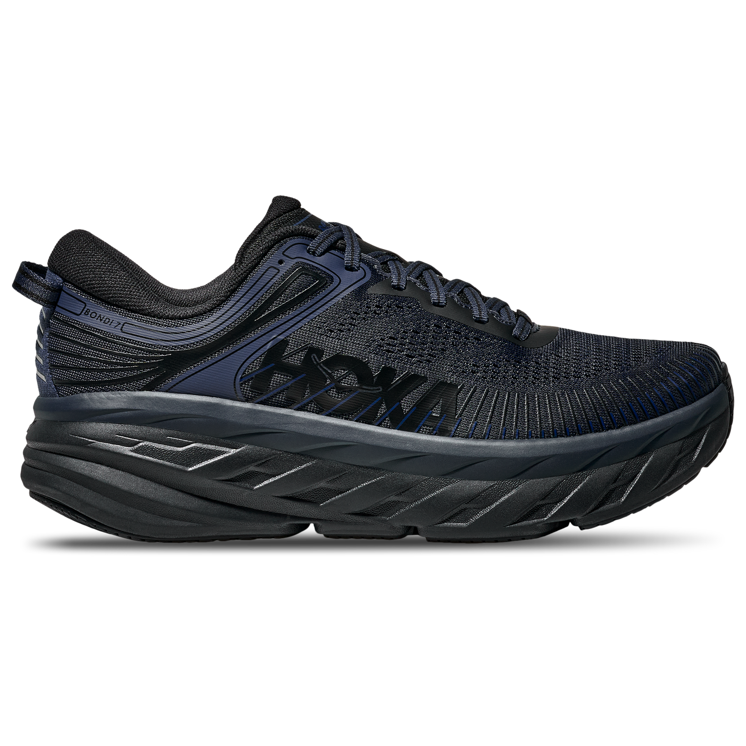 HOKA Bondi 7 - Men's - Black/Navy