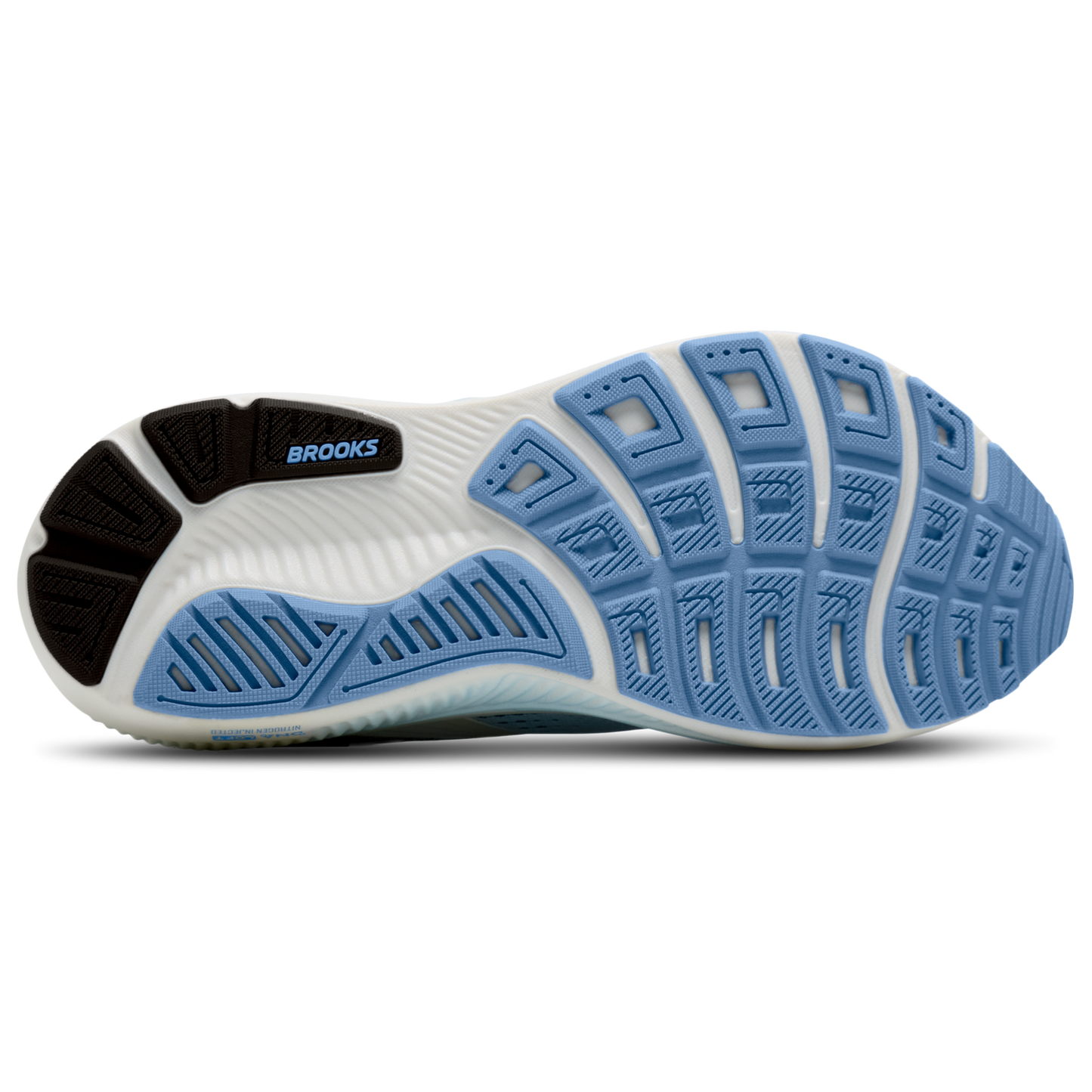 Brooks Ghost 18 - Men's - White/Black/Blue