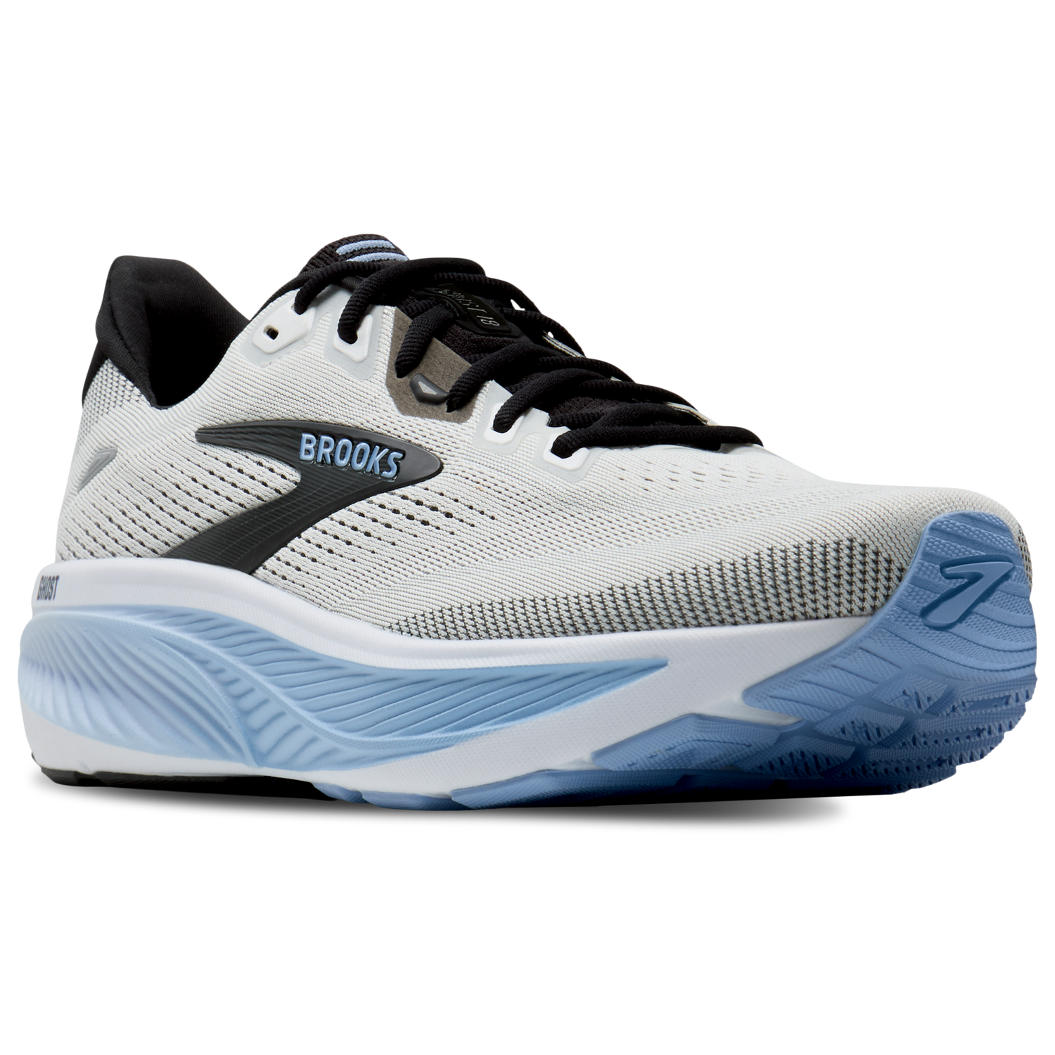 Brooks Ghost 18 - Men's - White/Black/Blue