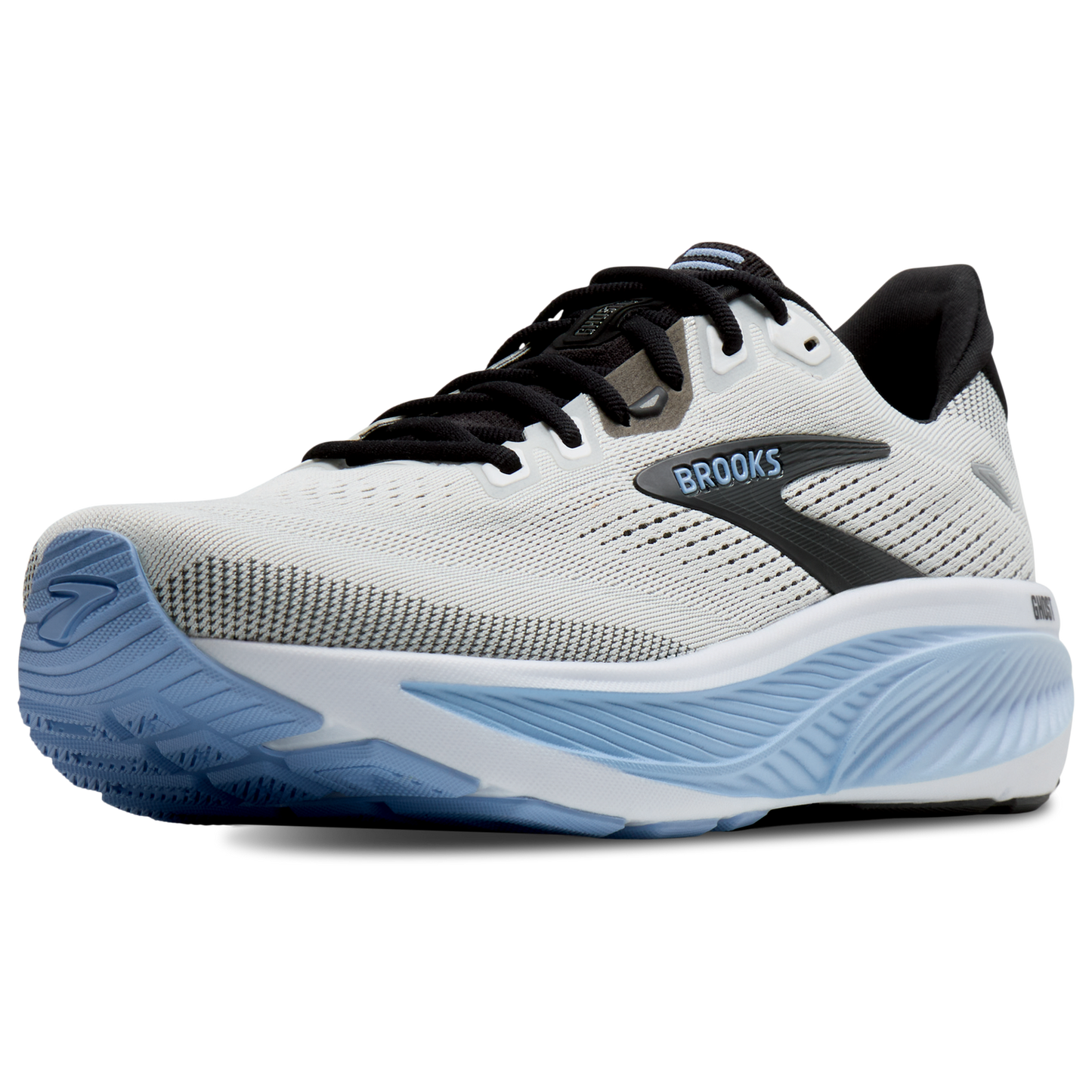 Brooks Ghost 18 - Men's - White/Black/Blue