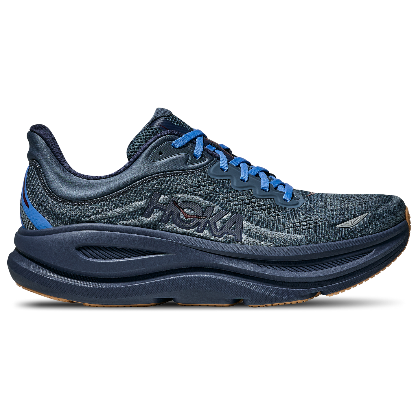 HOKA Bondi 9 - Men's - Slate Blue/Faded Navy