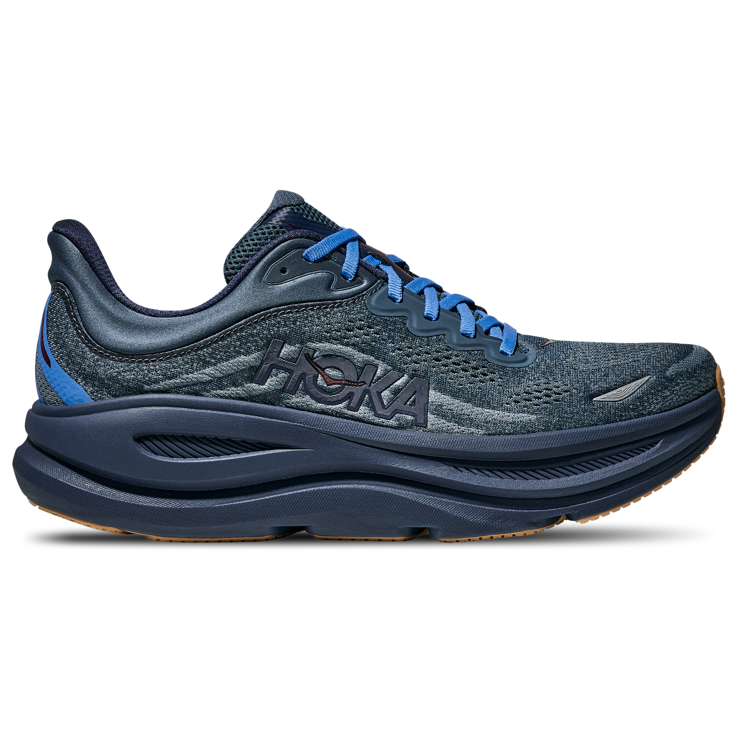 HOKA Bondi 9 - Men's - Slate Blue/Faded Navy
