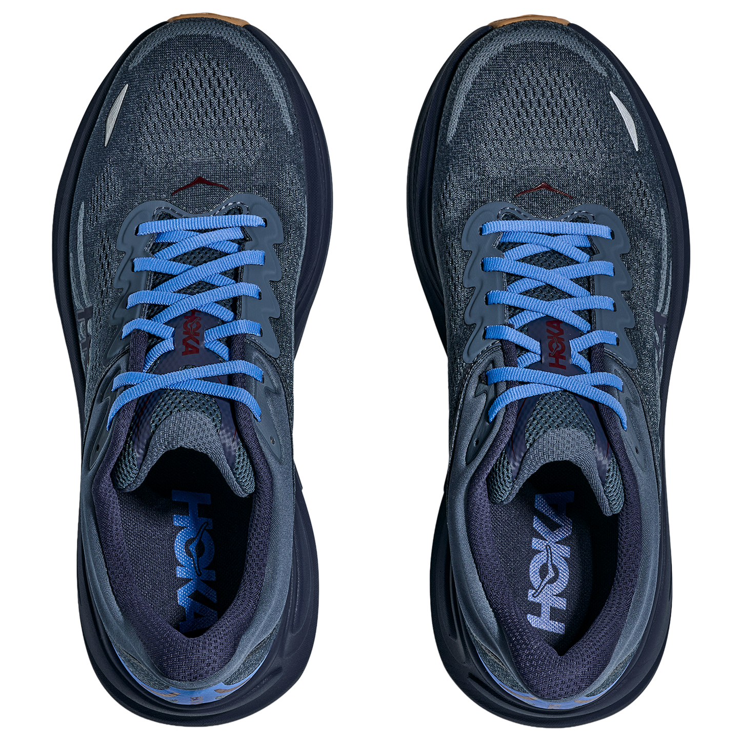 HOKA Bondi 9 - Men's - Slate Blue/Faded Navy