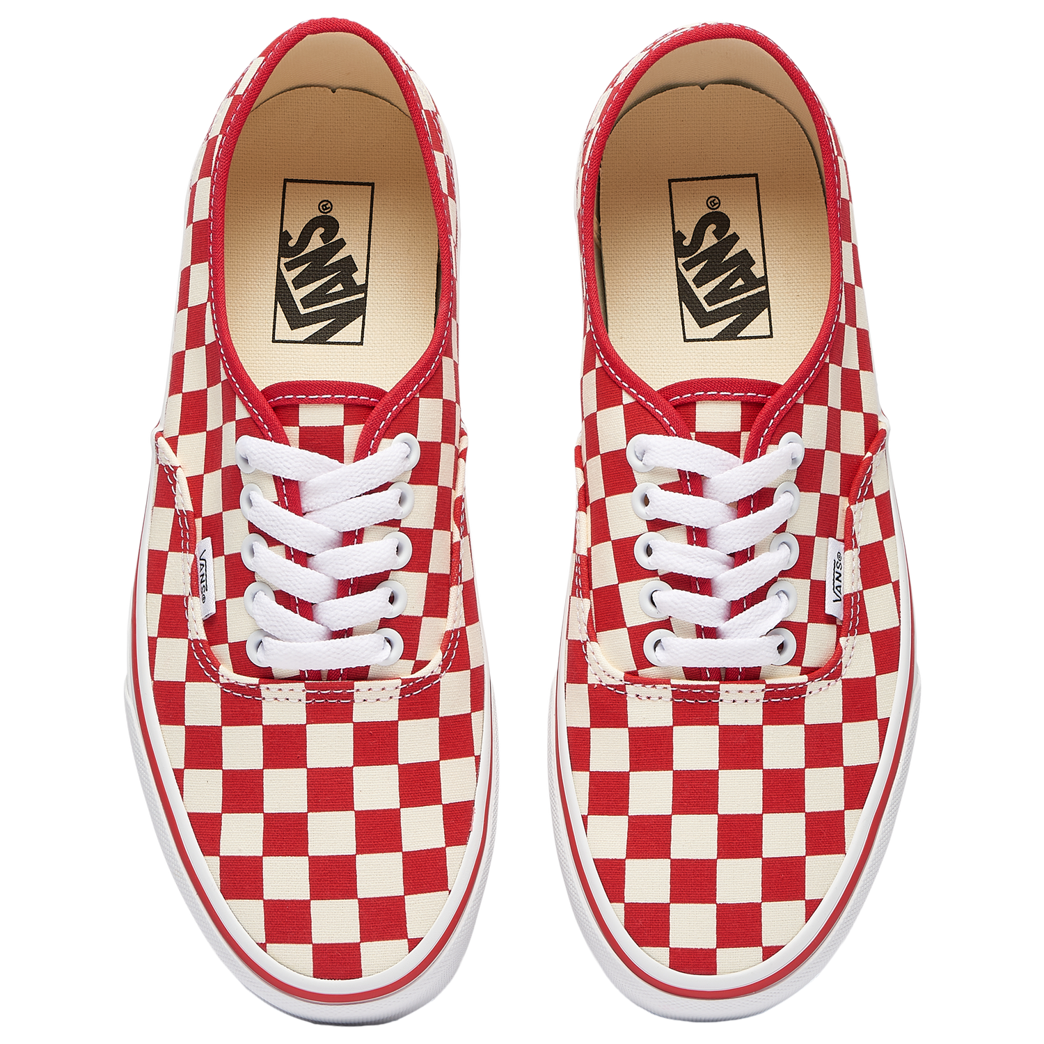 Vans Authentic - Men's - White/Red