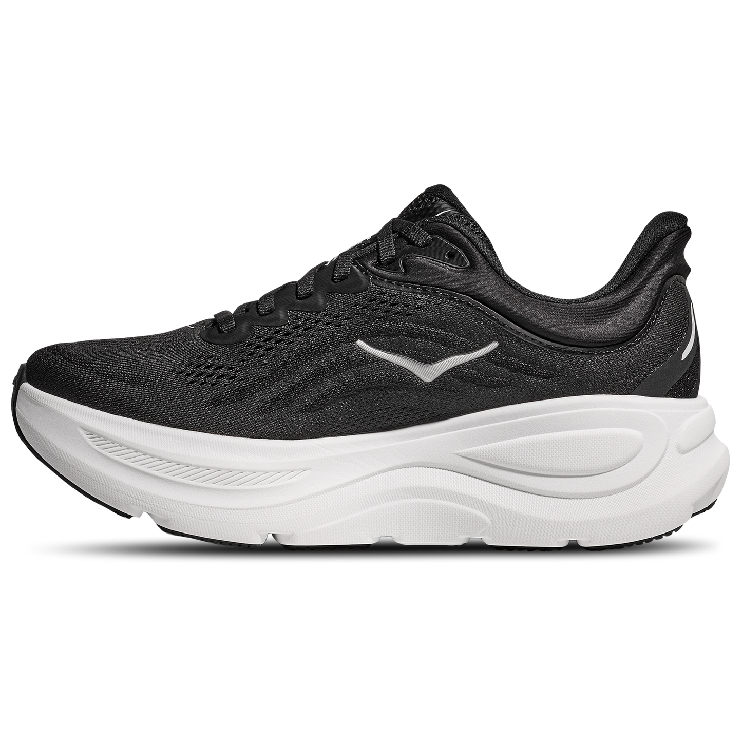 HOKA Bondi 9 - Men's - Black/White
