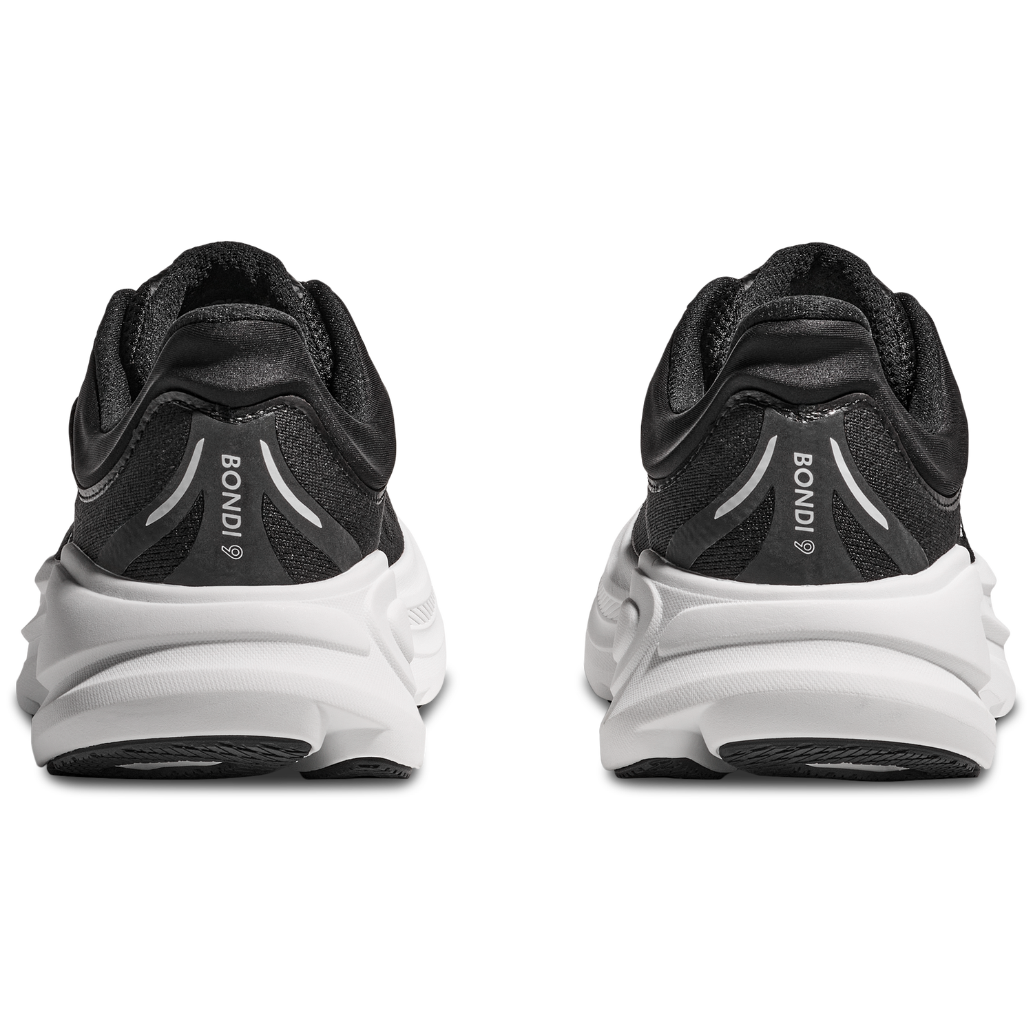HOKA Bondi 9 - Men's - Black/White