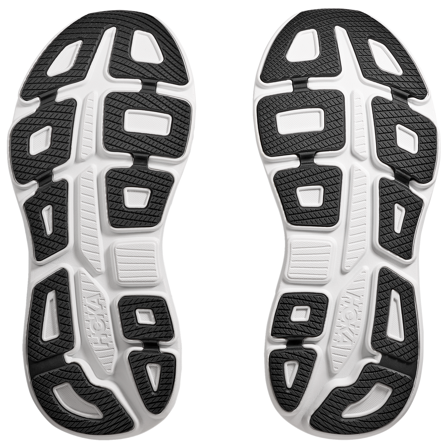HOKA Bondi 9 - Men's - Black/White