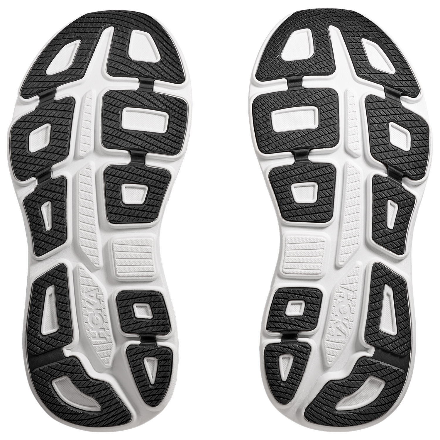 HOKA Bondi 9 - Men's - Black/White