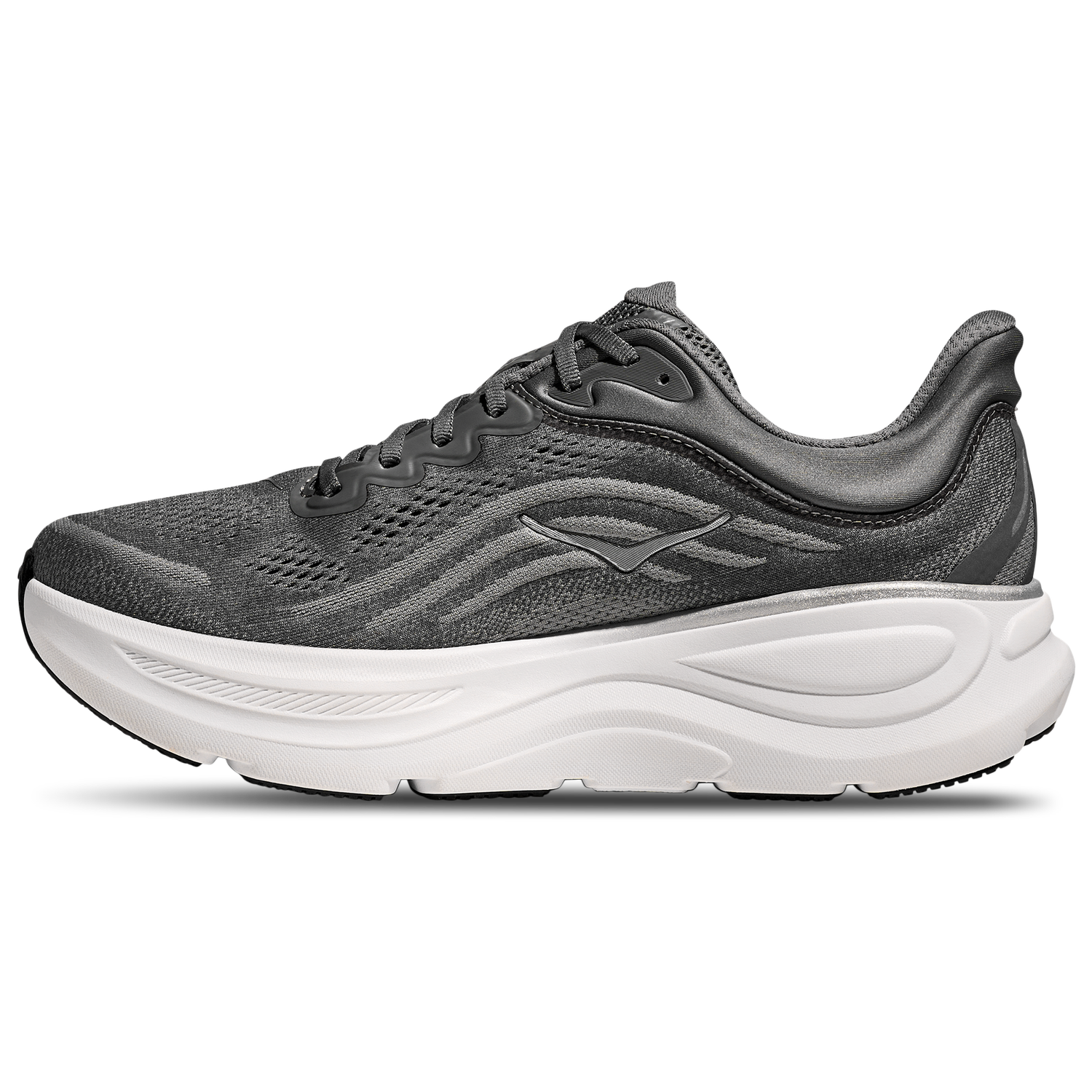 HOKA Bondi 9 - Men's - Silver/Grey