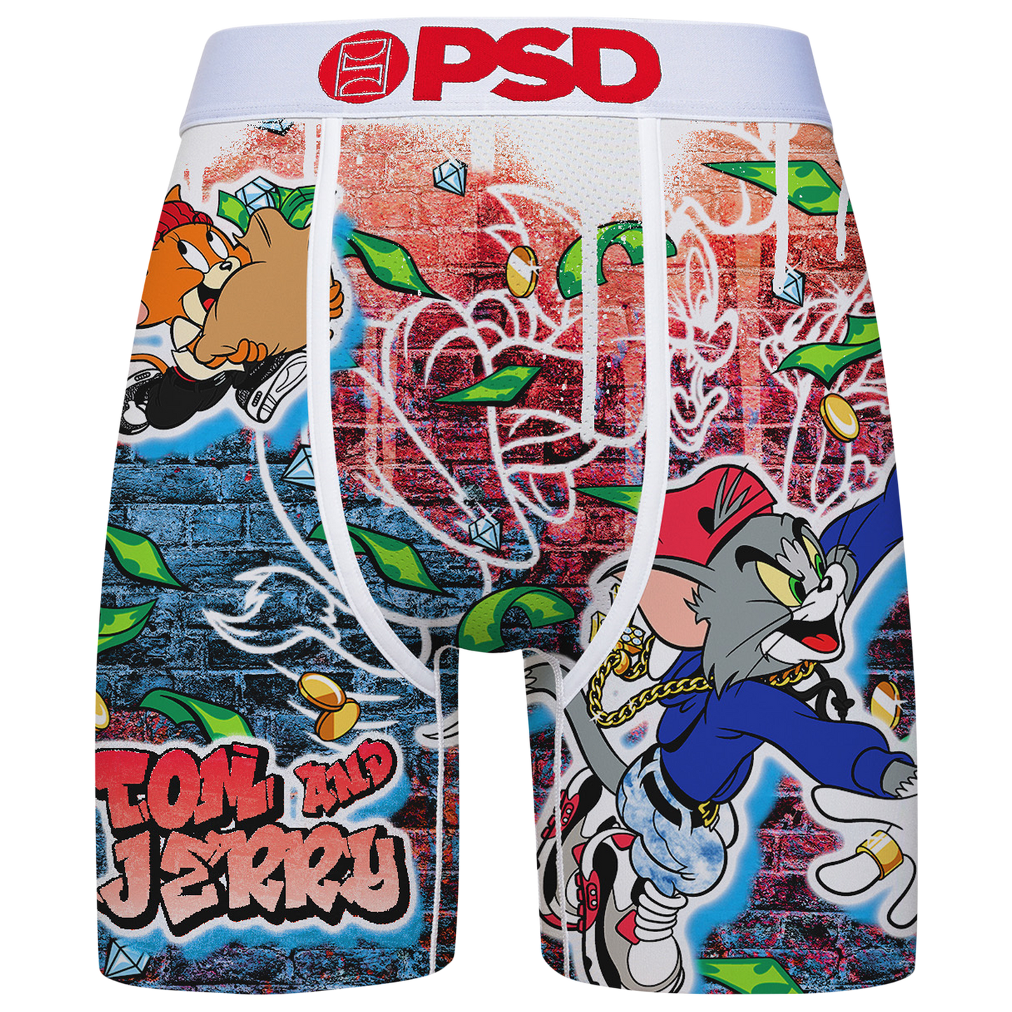 PSD T&J Trap Briefs - Men's - Red/White/Blue