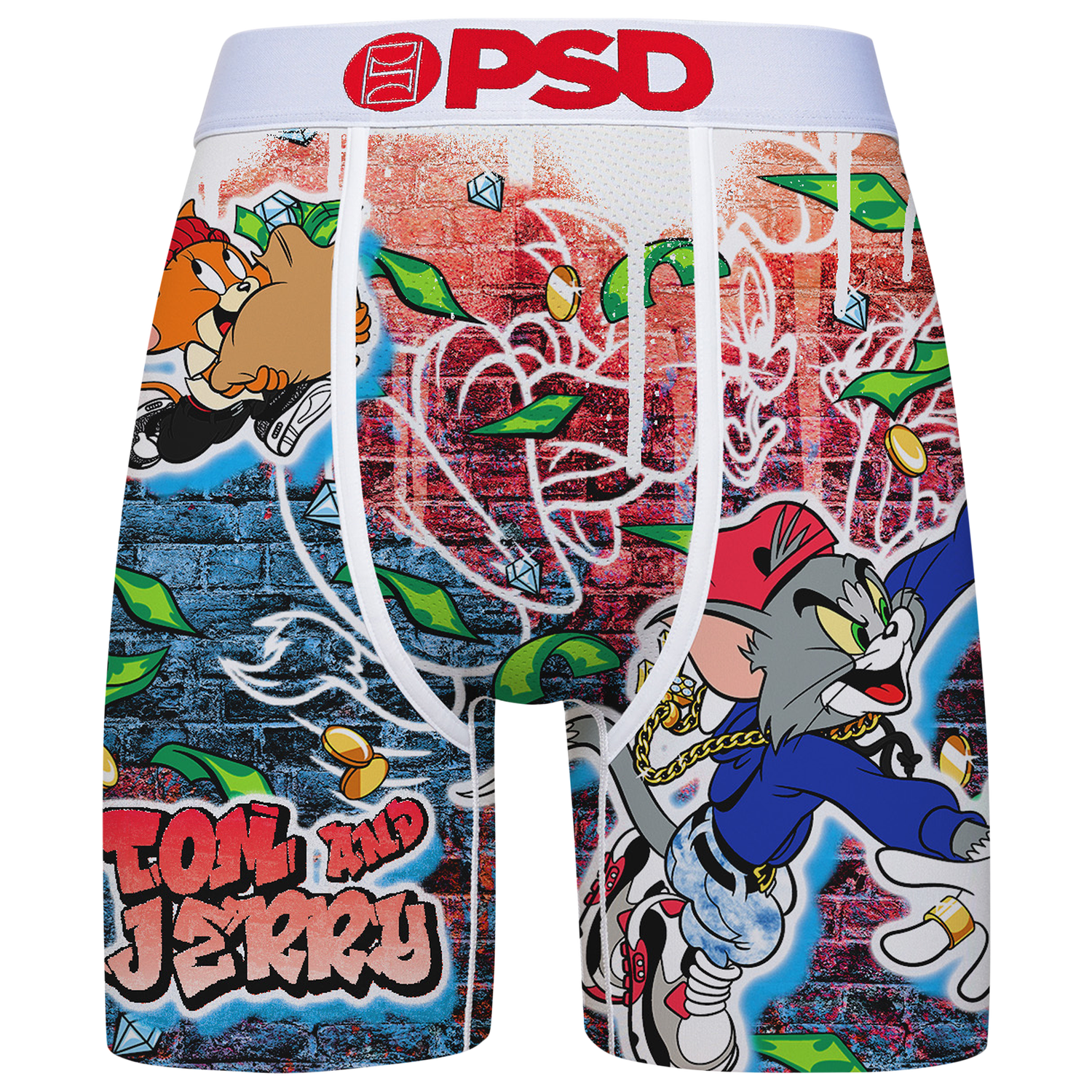 PSD T&J Trap Briefs - Men's - Red/White/Blue