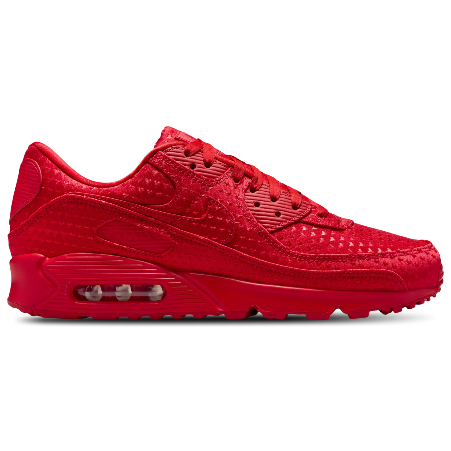 Nike Air Max 90 Premium - Men's - University Red/Black