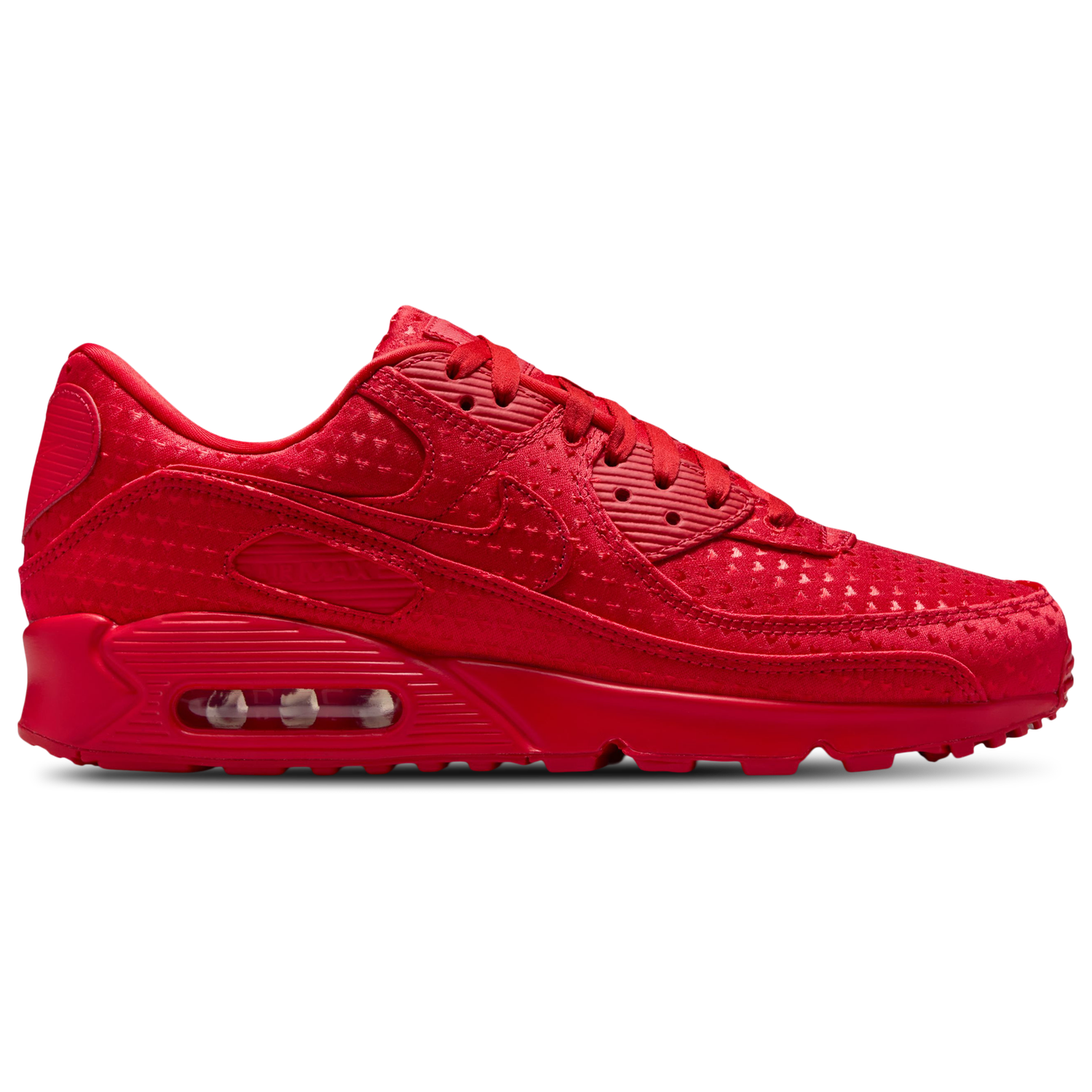 Nike Air Max 90 Premium - Men's - University Red/Black