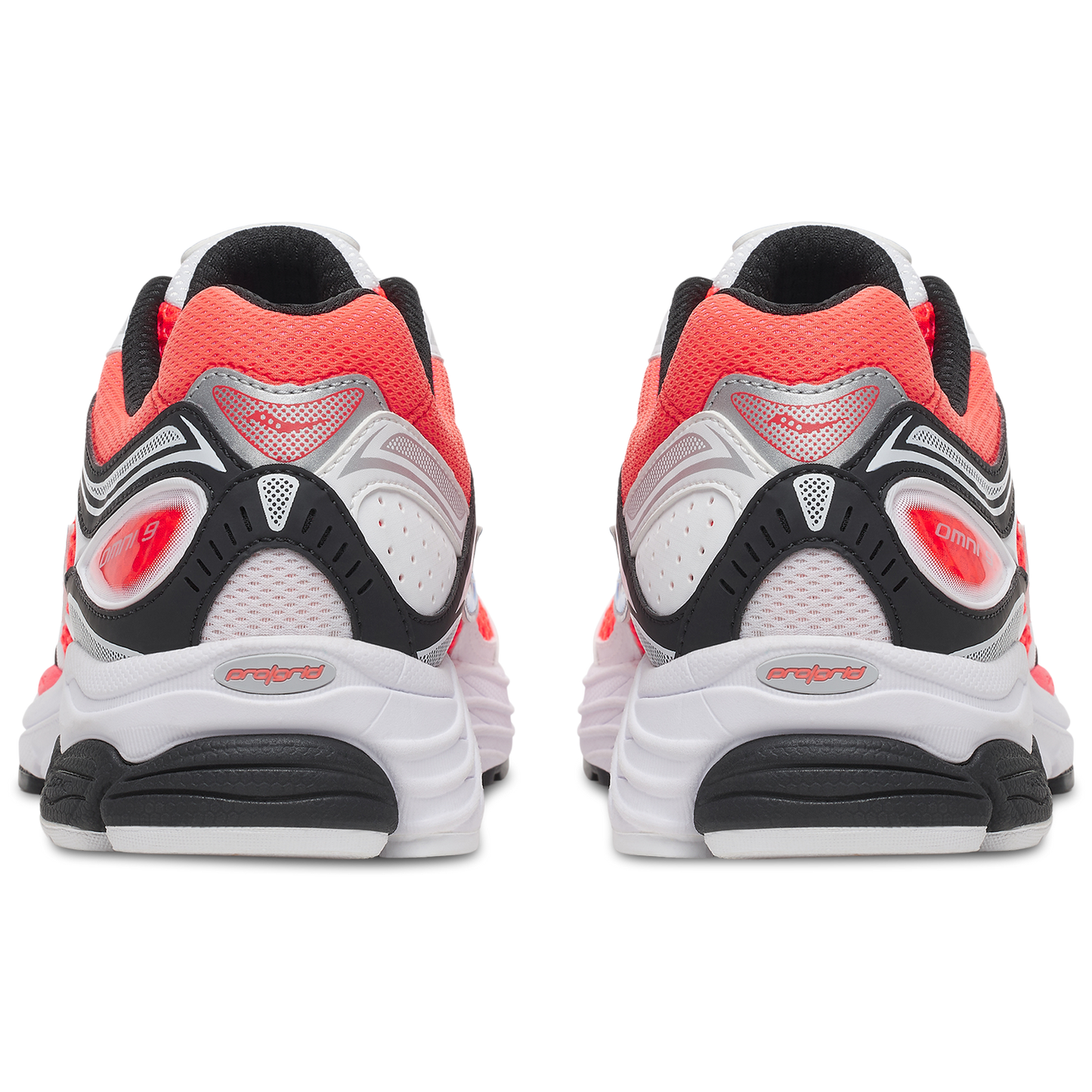 Saucony Progrid Omni 9 - Men's - White/Black/Viz Red