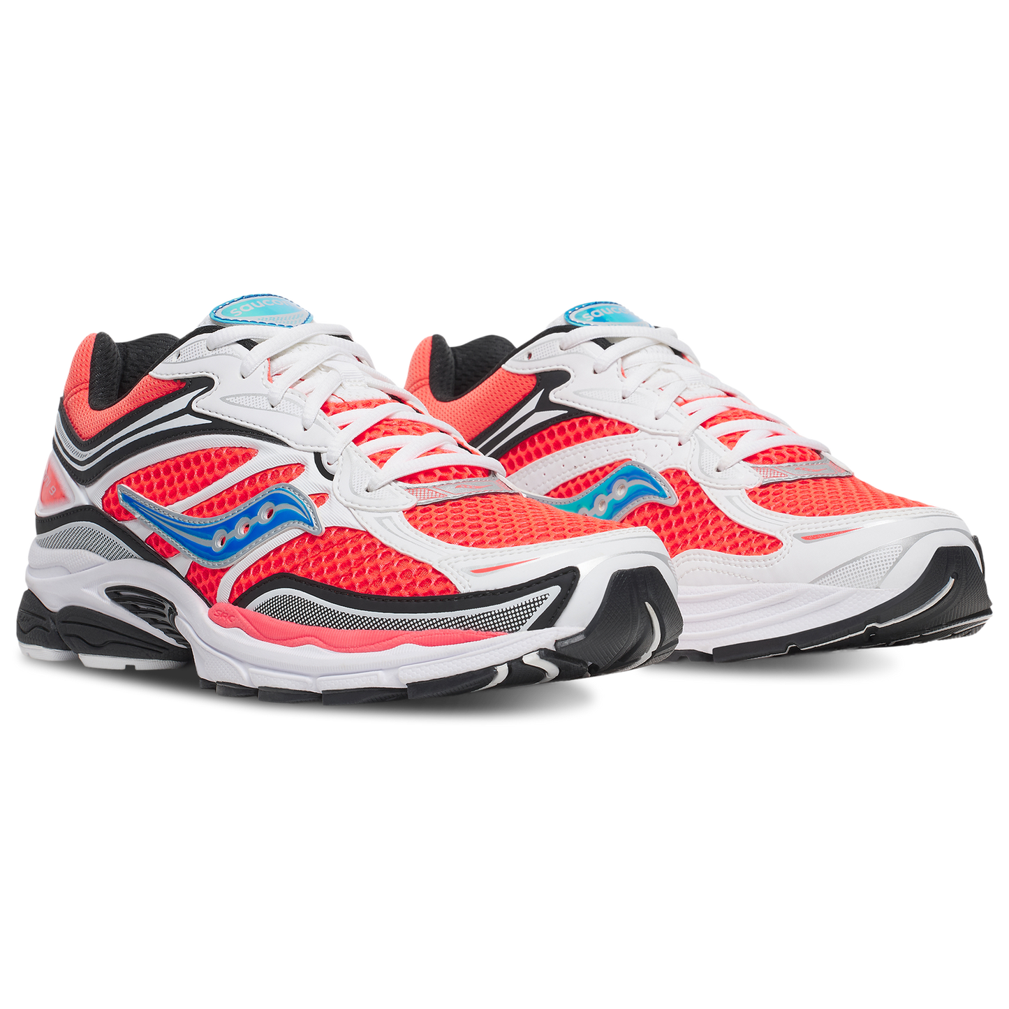 Saucony Progrid Omni 9 - Men's - White/Black/Viz Red