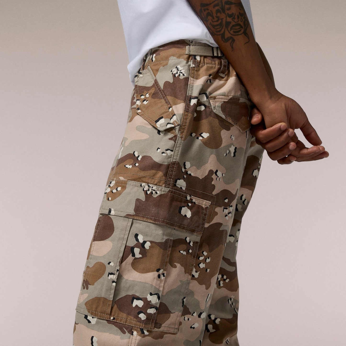 LCKR C-24 Standard Fit Cargo Pants - Men's - Camo/Sand Dune
