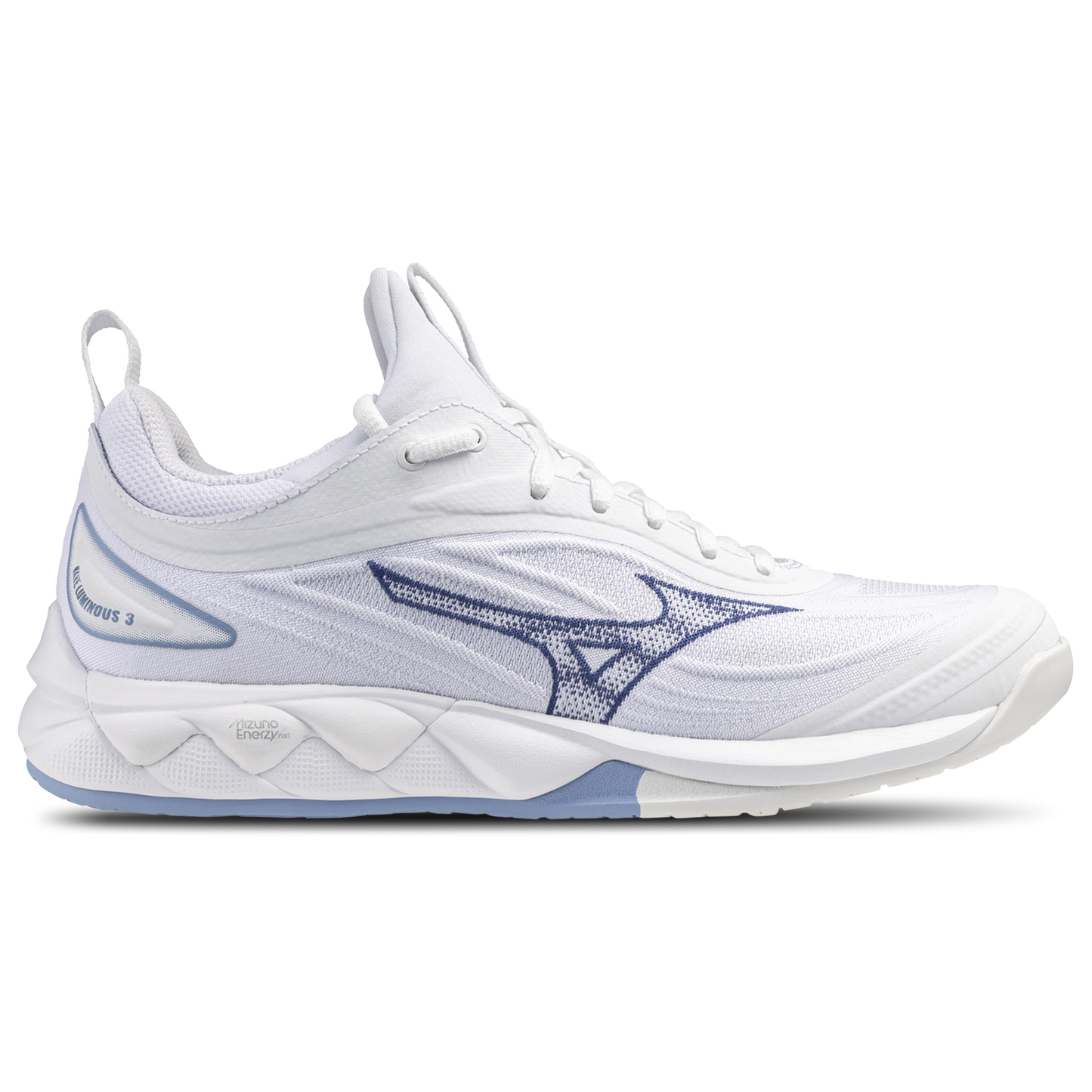 Mizuno Wave Luminous - Women's - White/Bell Weather Blue