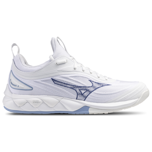 Mizuno Wave Luminous - Women's - White/Bell Weather Blue
