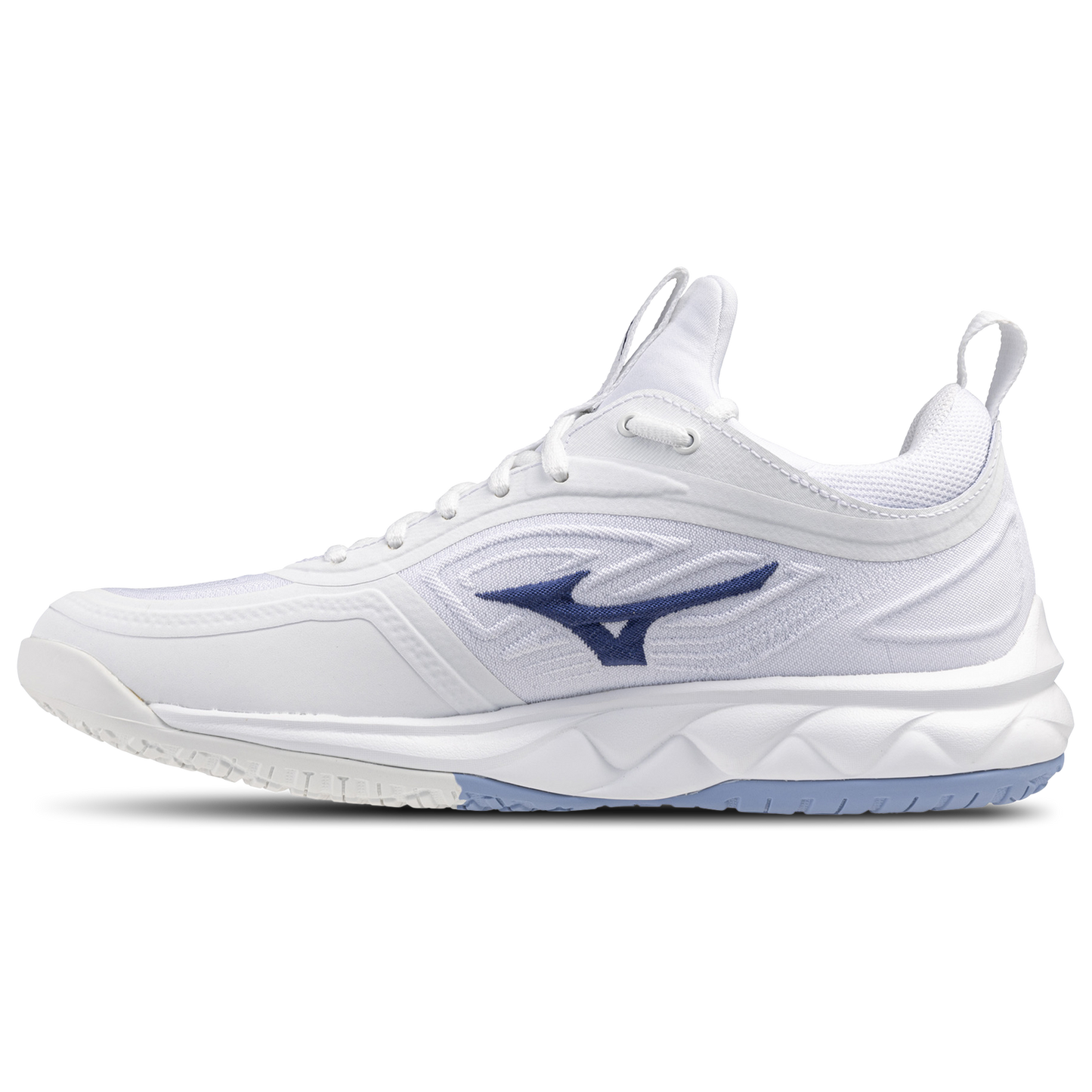 Mizuno Wave Luminous - Women's - White/Bell Weather Blue