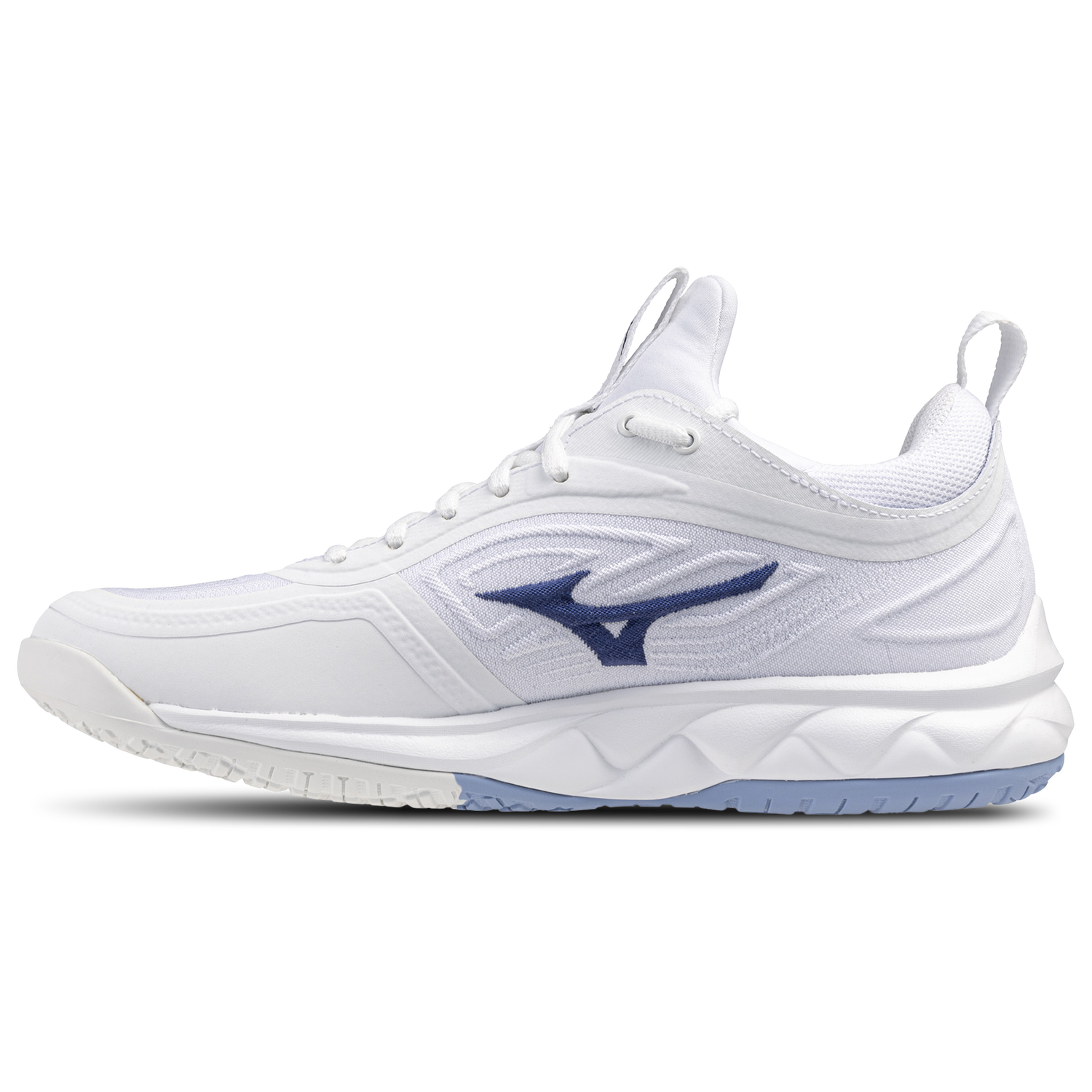 Mizuno Wave Luminous - Women's - White/Bell Weather Blue
