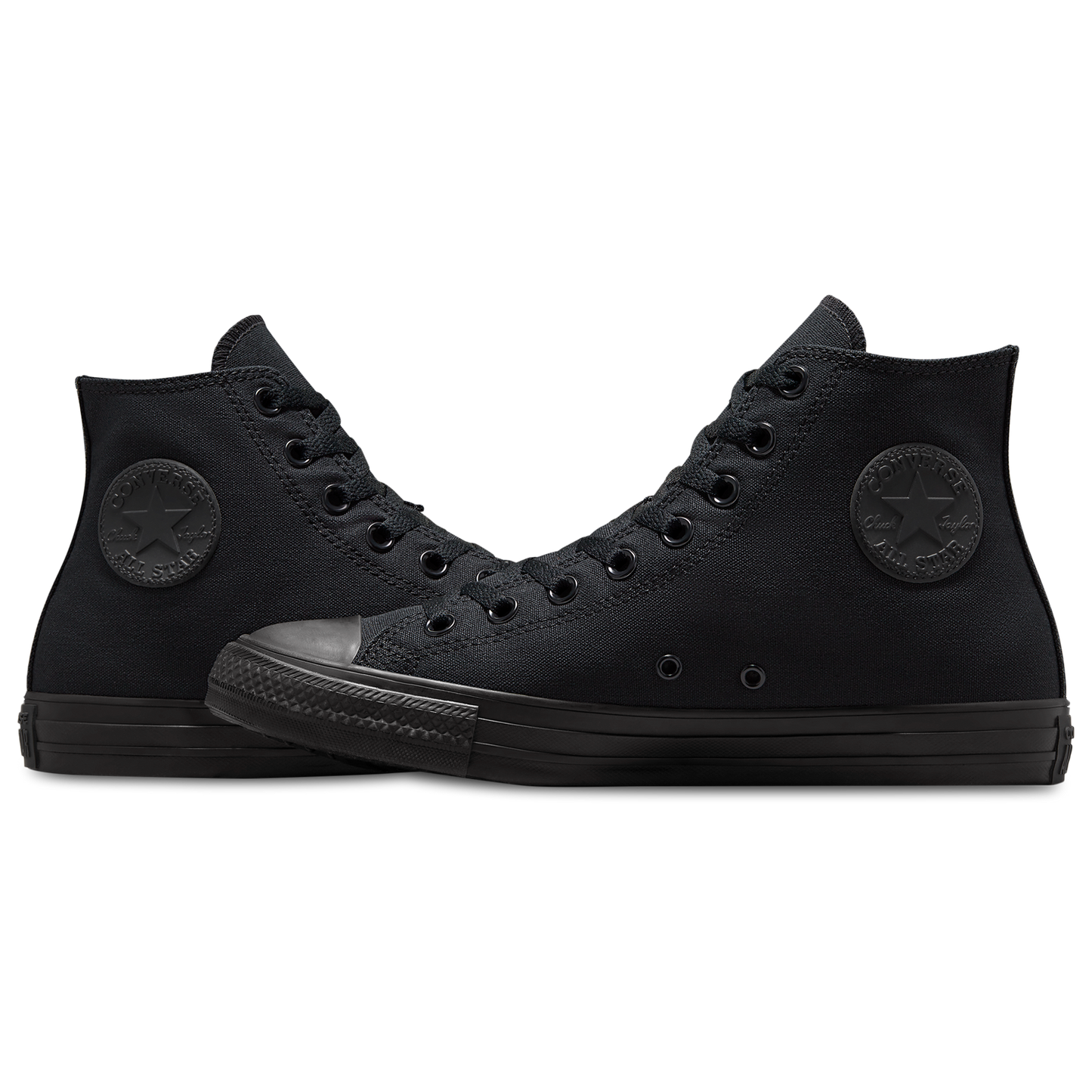 Converse All Star High Top - Men's - Black Monochrome/Black