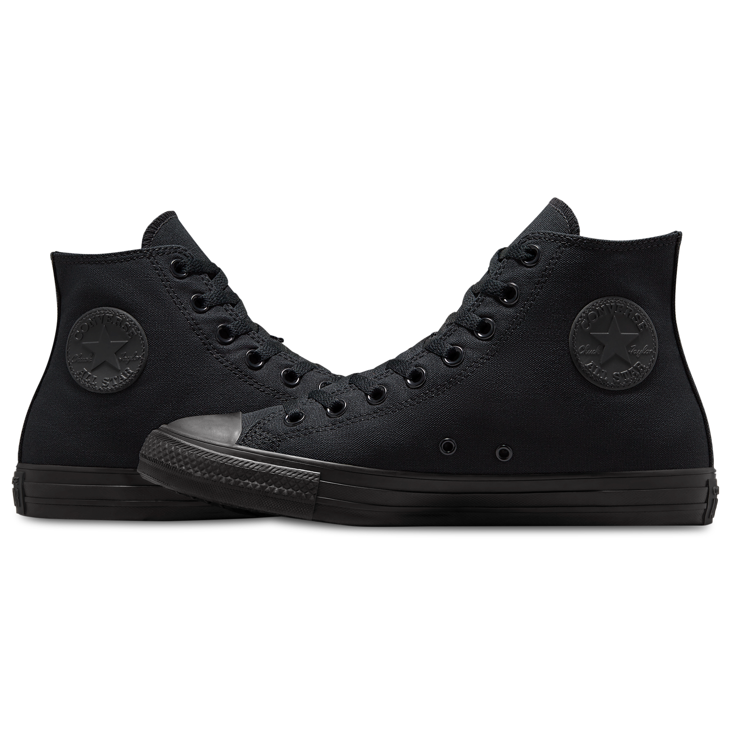 Converse All Star High Top - Men's - Black Monochrome/Black