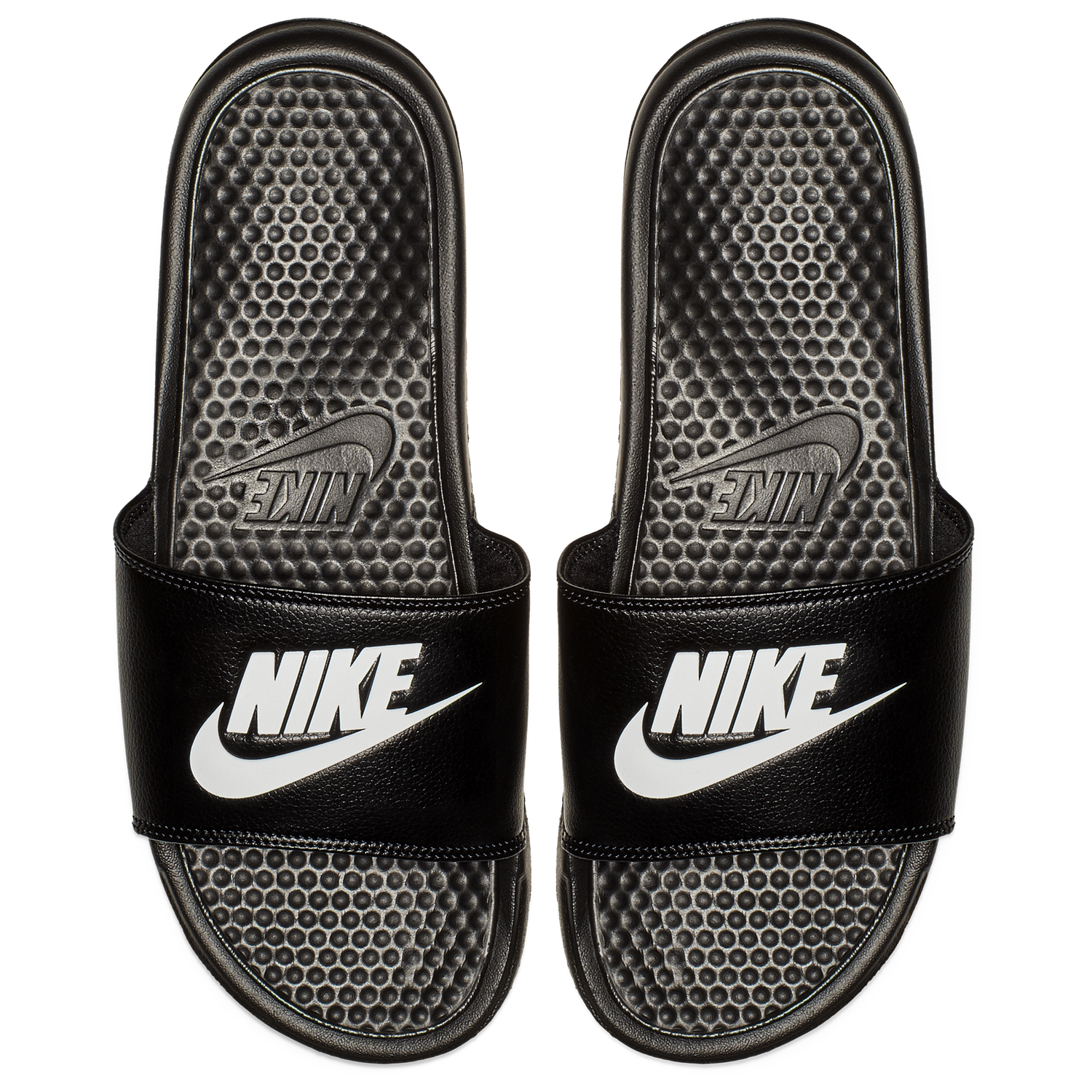 Nike Benassi JDI Slides - Men's - Black/White