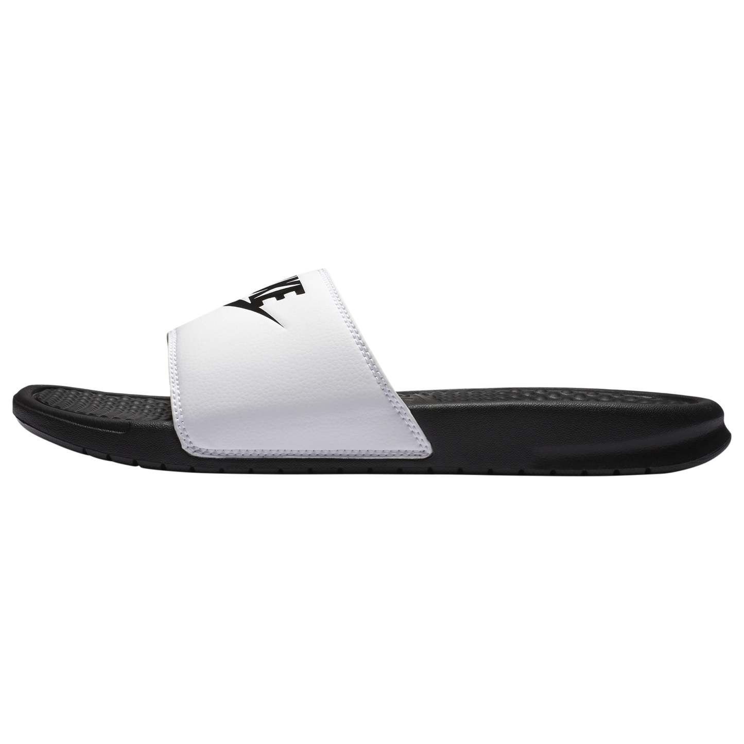 Nike Benassi JDI Slides - Men's - White/Black