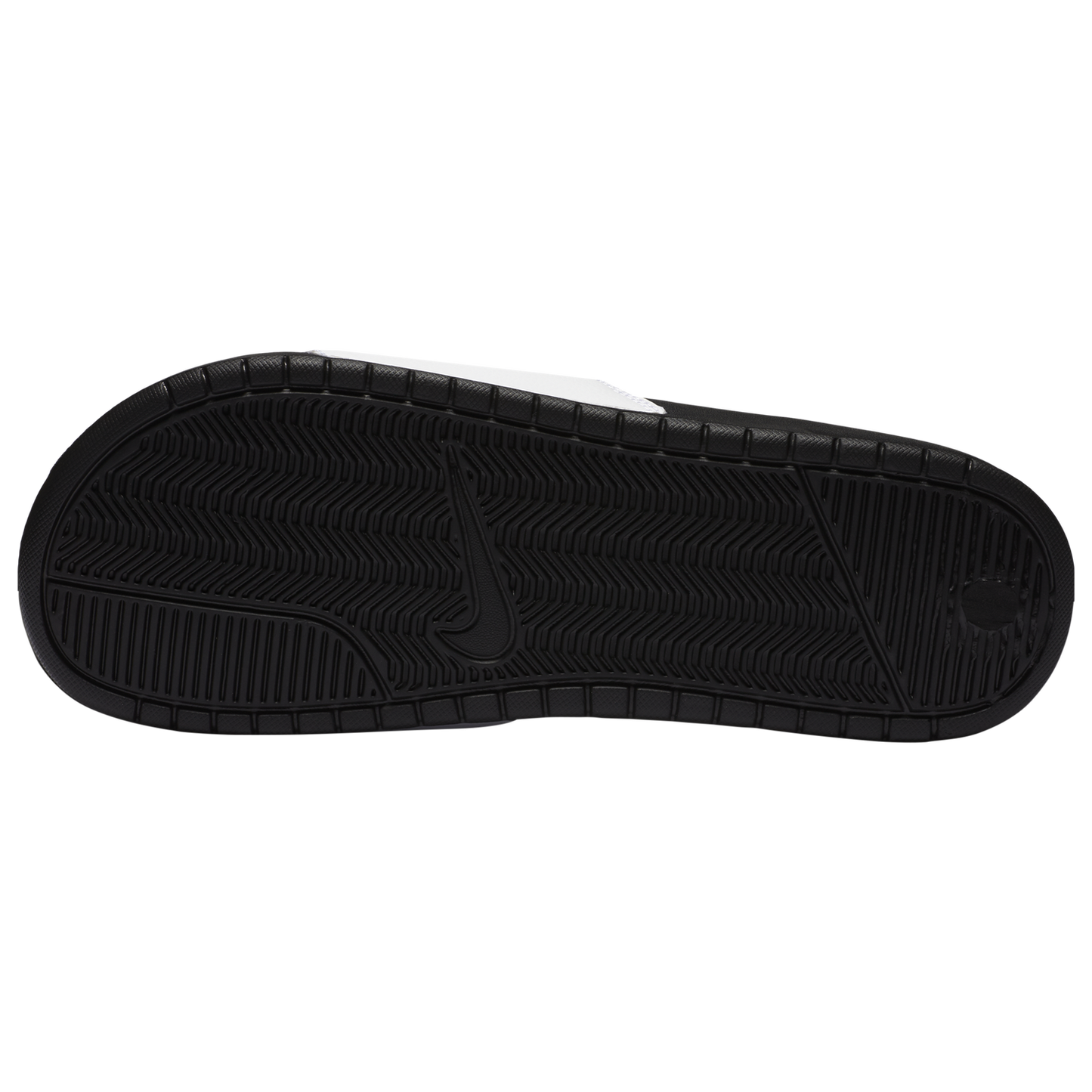 Nike Benassi JDI Slides - Men's - White/Black