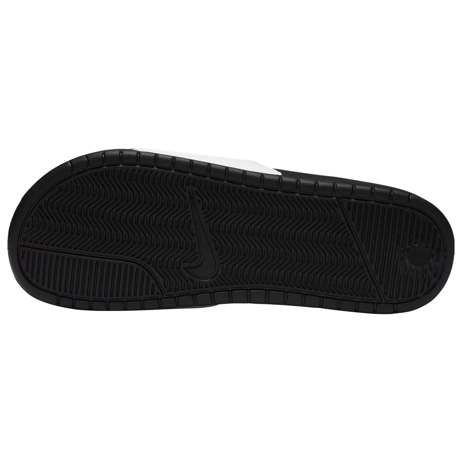 Nike Benassi JDI Slides - Men's - White/Black