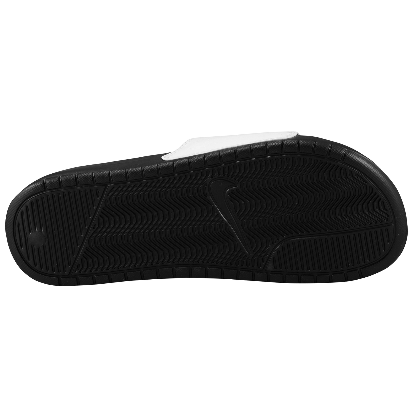 Nike Benassi JDI Slides - Men's - White/Black