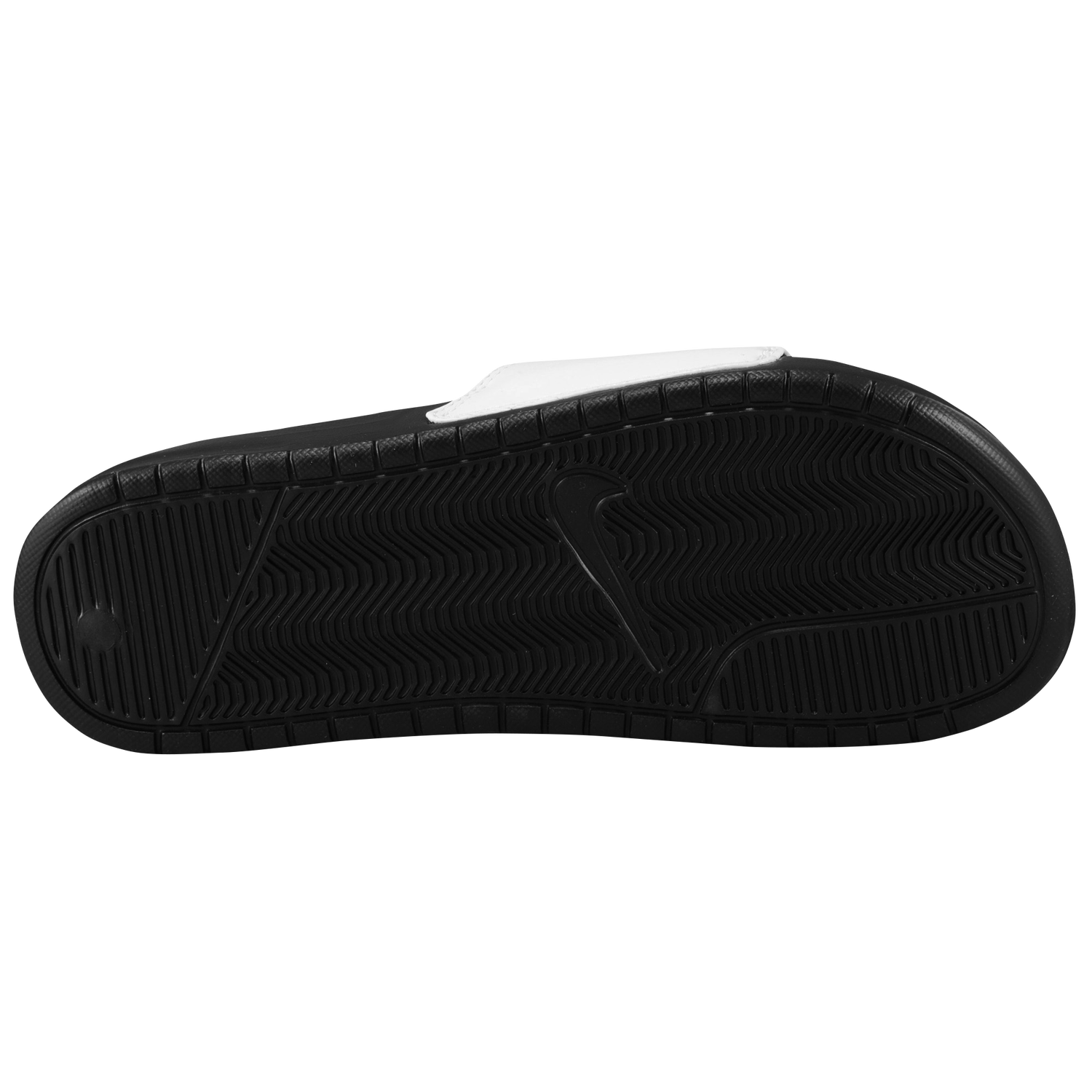 Nike Benassi JDI Slides - Men's - White/Black