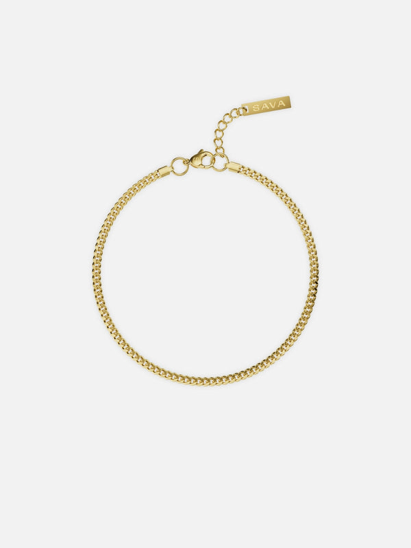 CUBAN BRACELET 3MM | 18K Gold