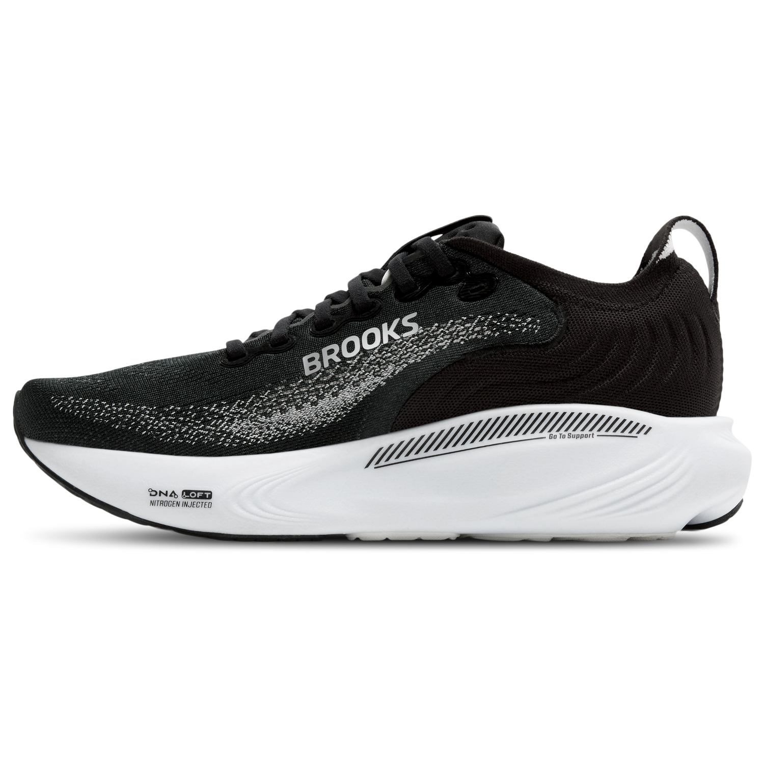 Brooks Adrenaline GTS 25 Wide - Women's - Black/Grey/White