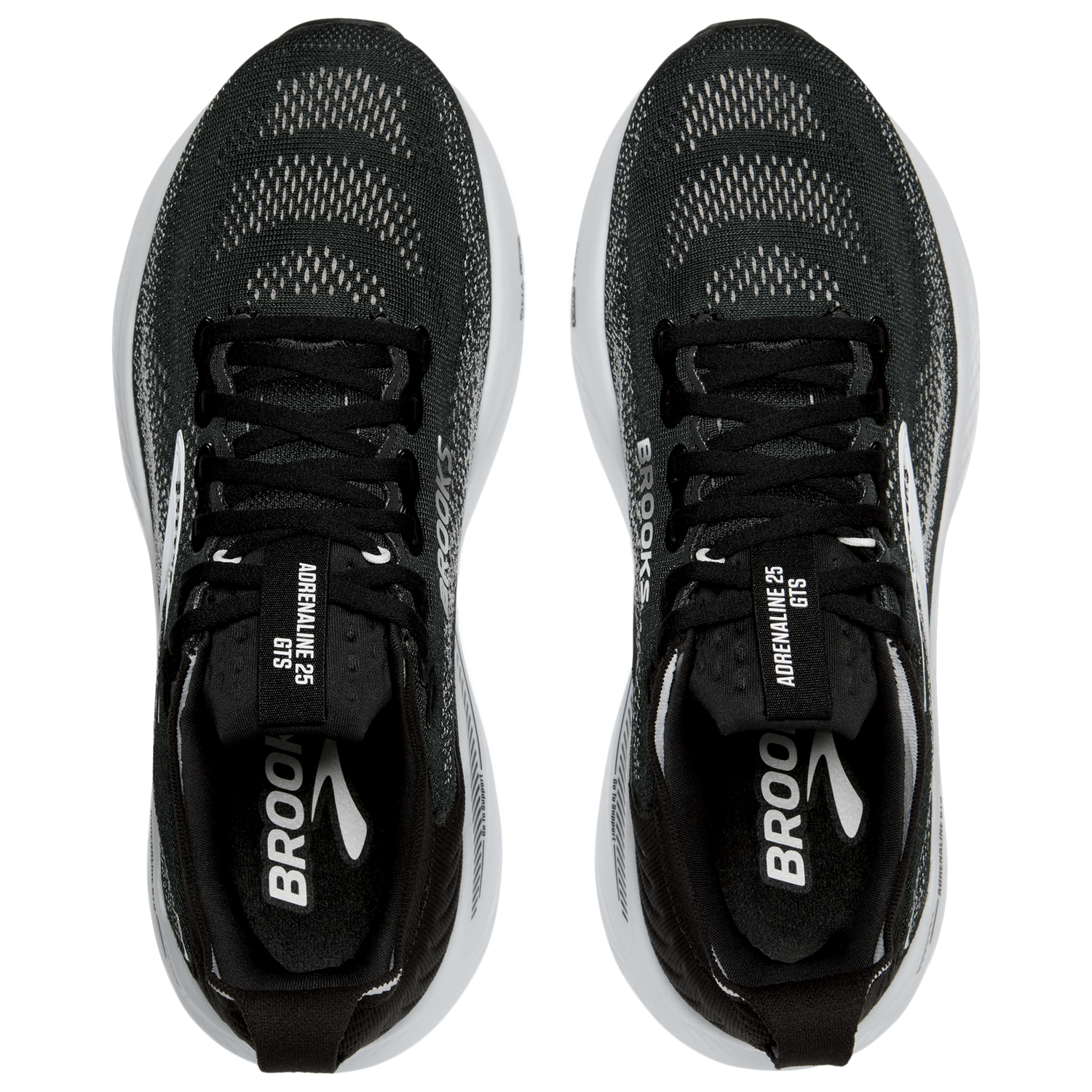 Brooks Adrenaline GTS 25 Wide - Women's - Black/Grey/White