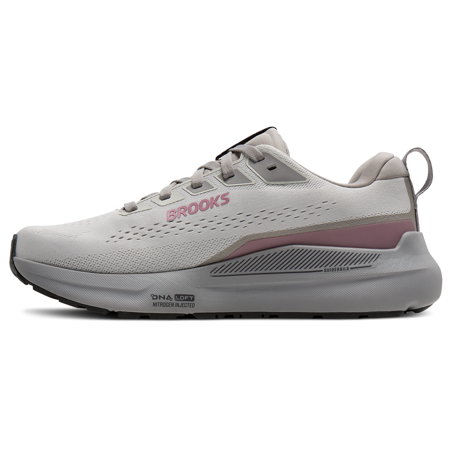 Brooks Ariel GTS 26 - Women's - Oyster Mushroom/Alloy/Pink