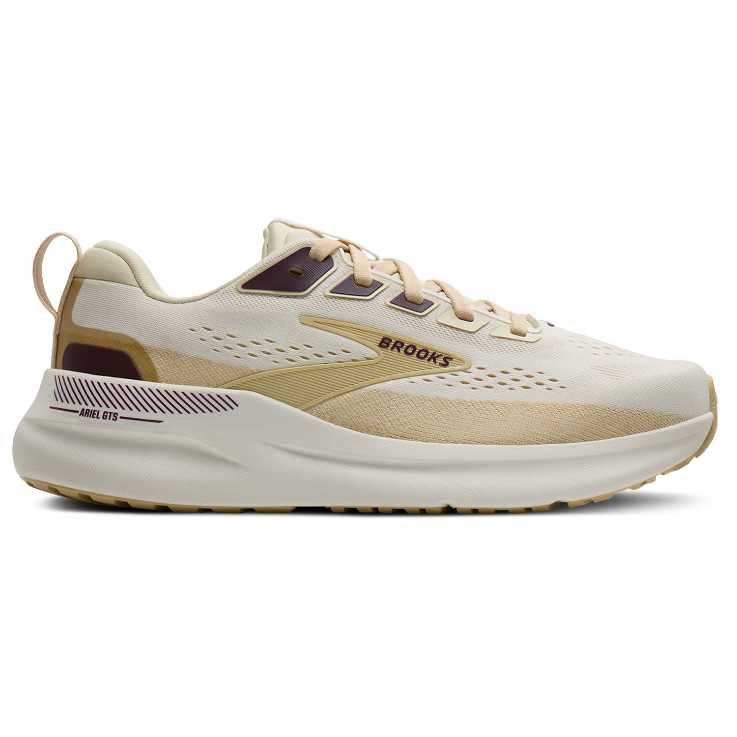 Brooks Ariel GTS 26 - Women's - Coconut/Potent Purple/Sand