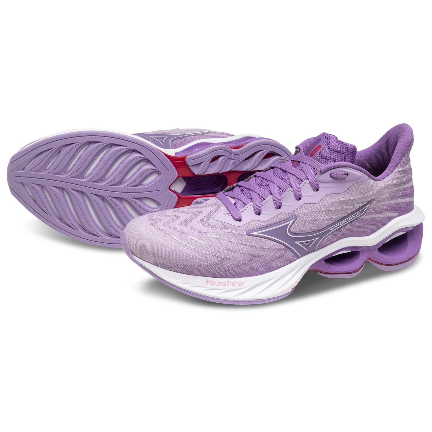 Mizuno Wave Creation 25 SSW  - Women's - Crocus Petal/White
