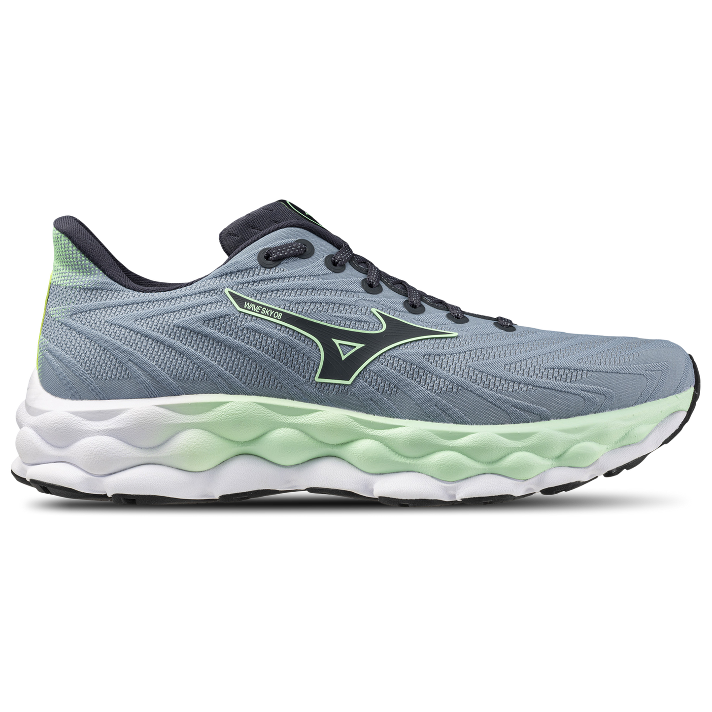 Mizuno Wave Sky 8 - Men's - Citadel/Vintage Indigo