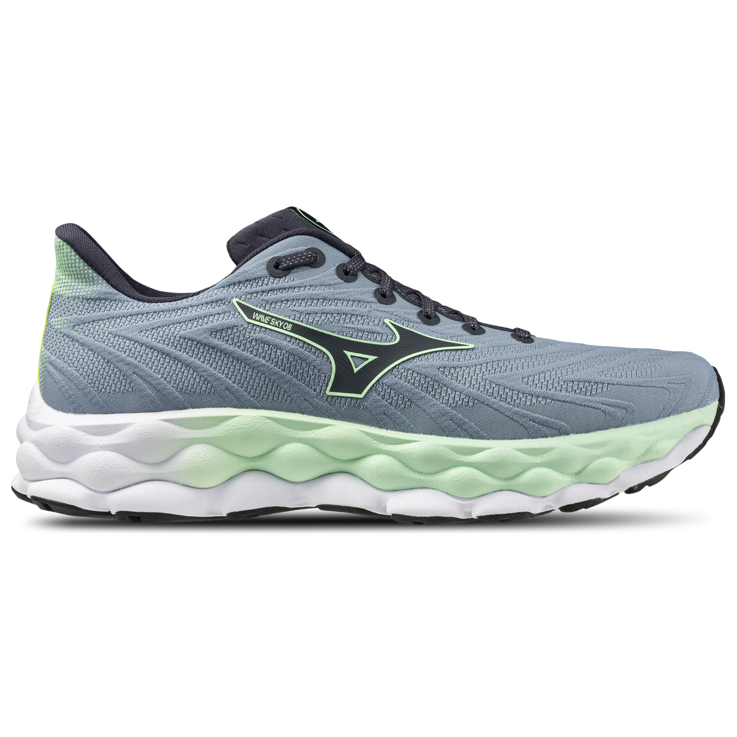 Mizuno Wave Sky 8 - Men's - Citadel/Vintage Indigo