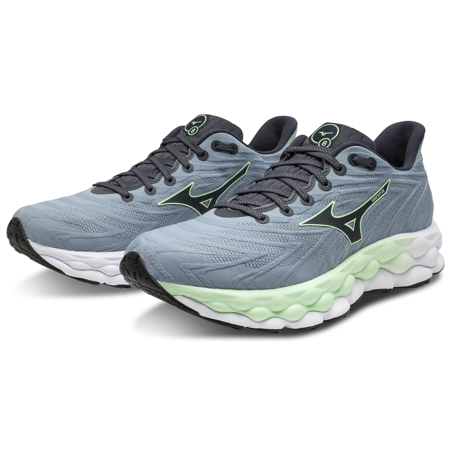 Mizuno Wave Sky 8 - Men's - Citadel/Vintage Indigo