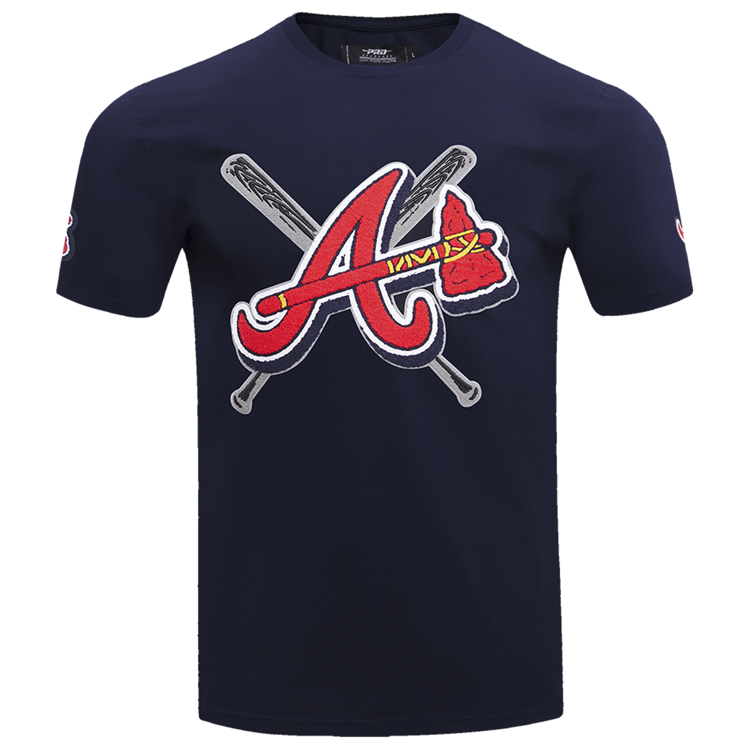 Pro Standard Braves Mash Up T-Shirt - Men's - Midnight Navy