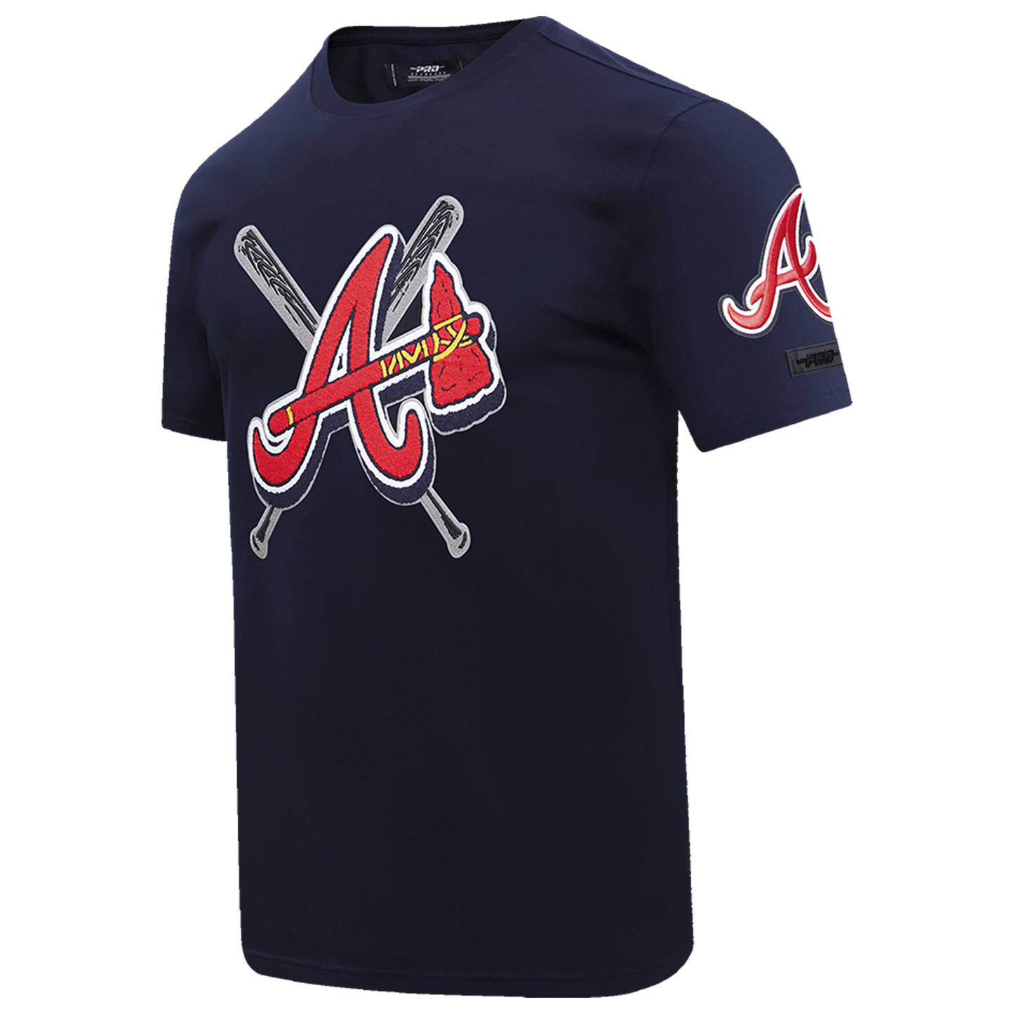 Pro Standard Braves Mash Up T-Shirt - Men's - Midnight Navy
