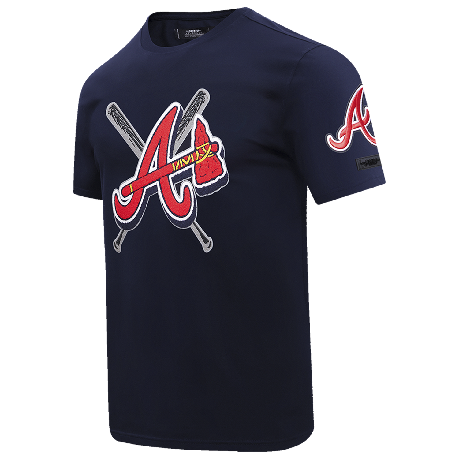 Pro Standard Braves Mash Up T-Shirt - Men's - Midnight Navy